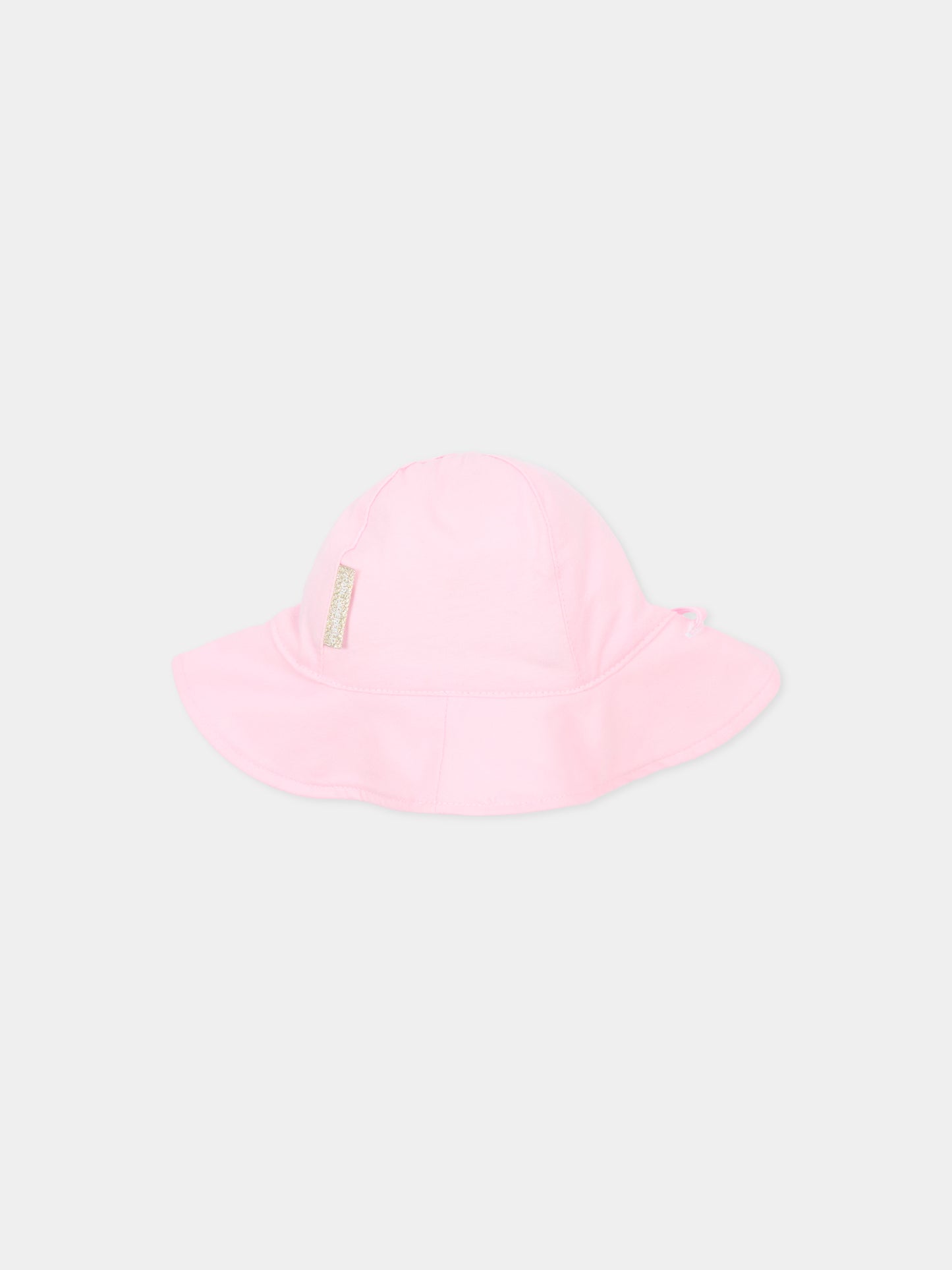 Cloche reversibile rosa per neonata con Choupette,Karl Lagerfeld Kids,Z31190 475