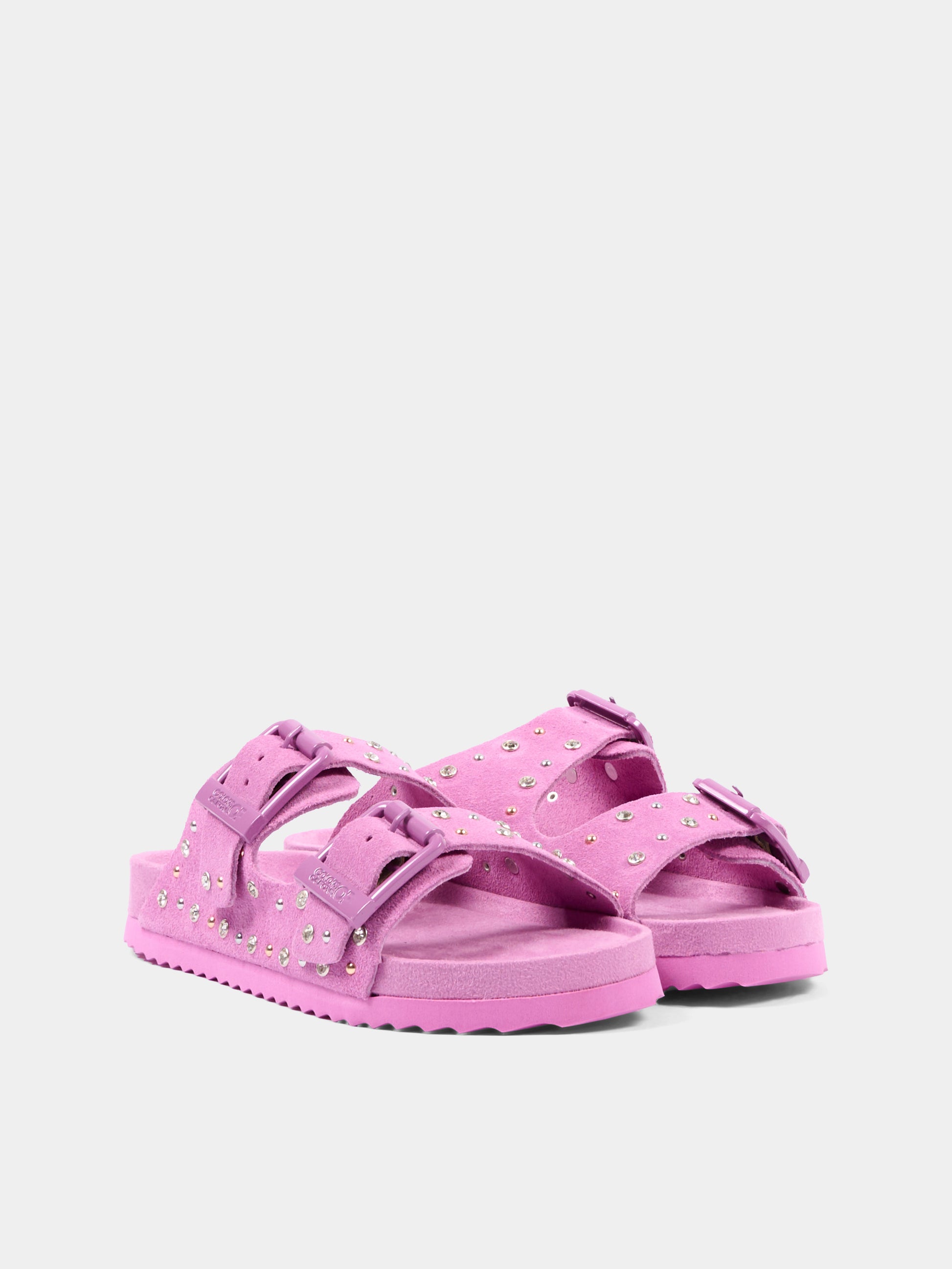 Sandali lilla per bambina con strass,Colors Of California,HC 2508N DER