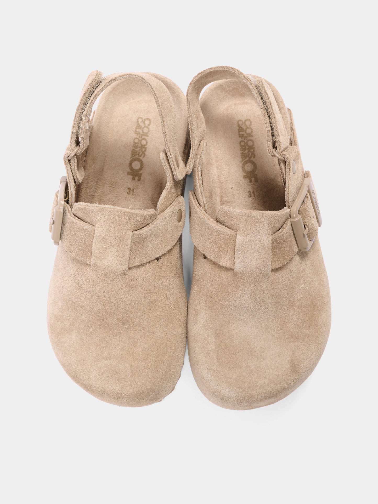 Sabot beige per bambini,Colors Of California,HC 2602 MUD