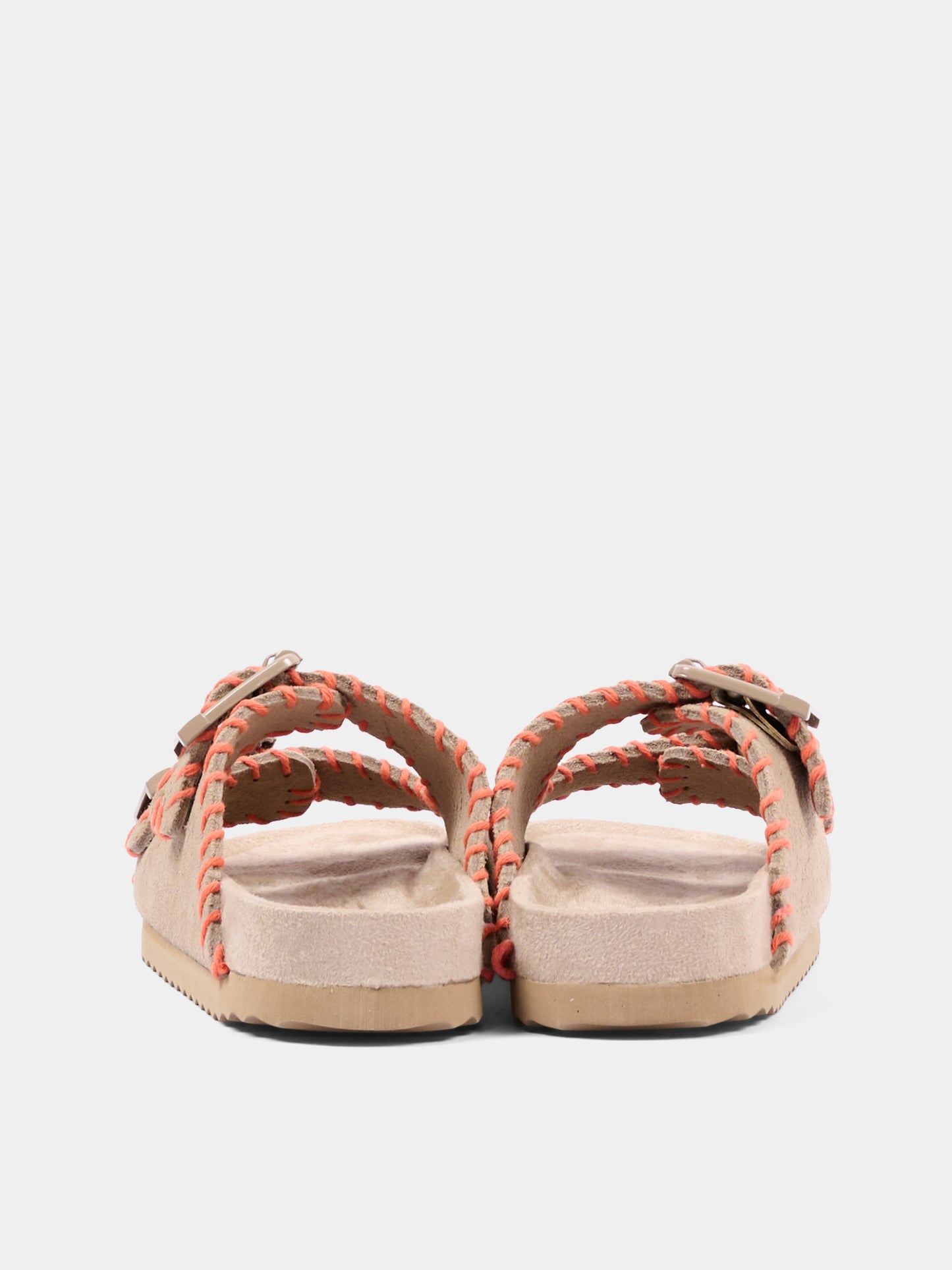 Sandali beige per bambina con impunture,Colors Of California,HC 2610 MUD