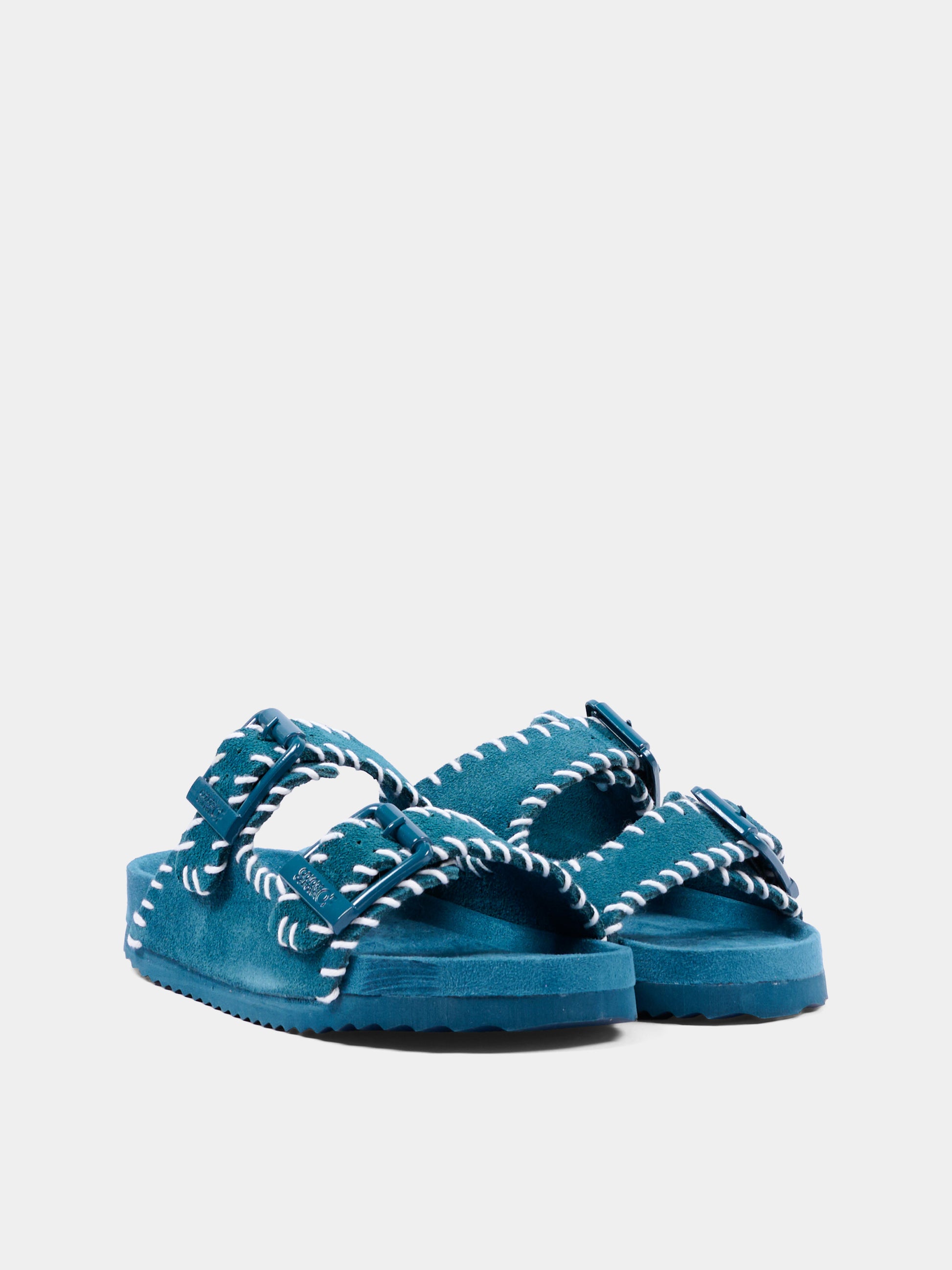 Sandali blu per bambina con impunture,Colors Of California,HC 2610 SEA