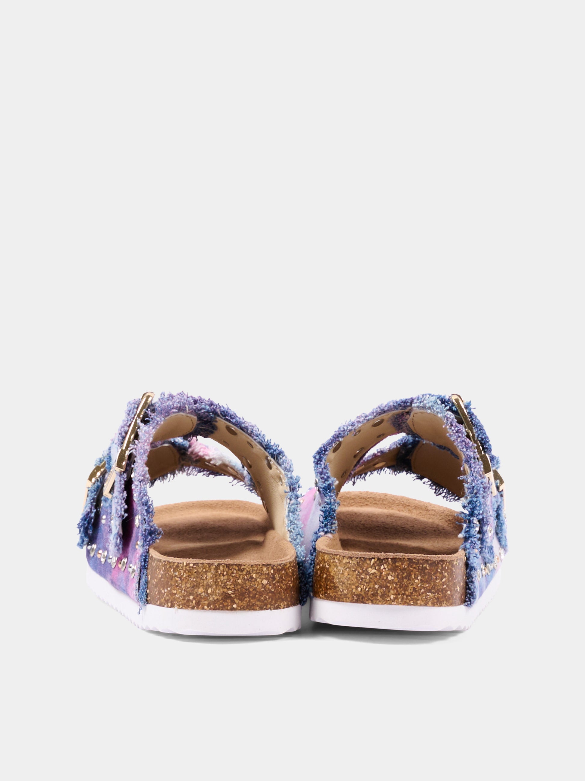 Sandali denim tie-dye per bambina,Colors Of California,HC 2409N PINKN