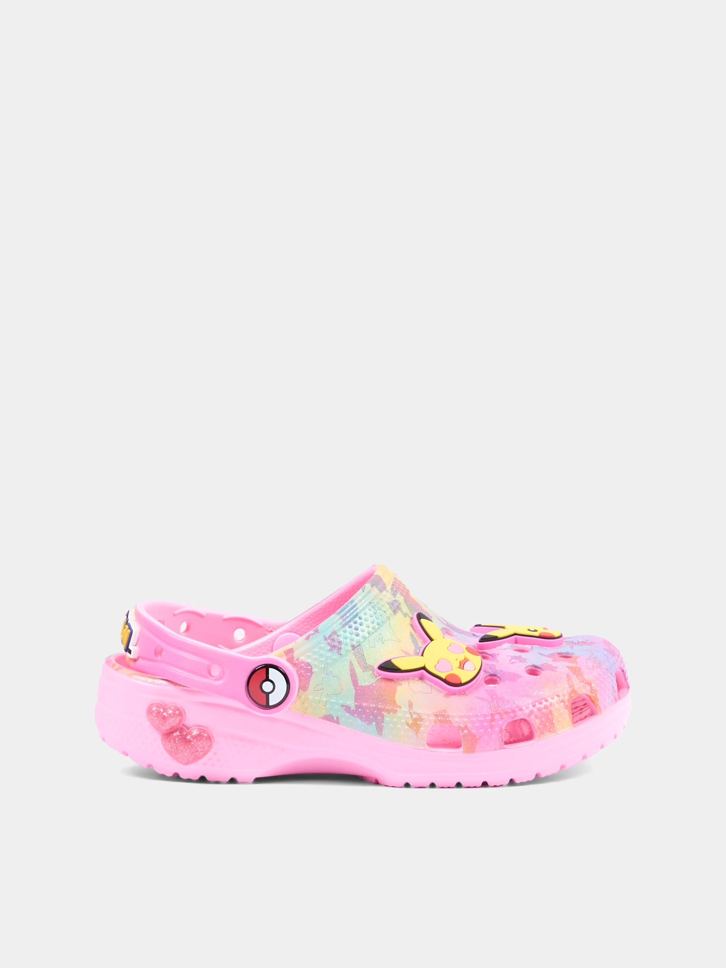Pink clogs for Girl with Pikachu