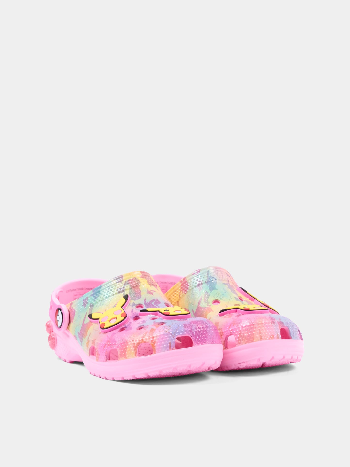Pink clogs for Girl with Pikachu