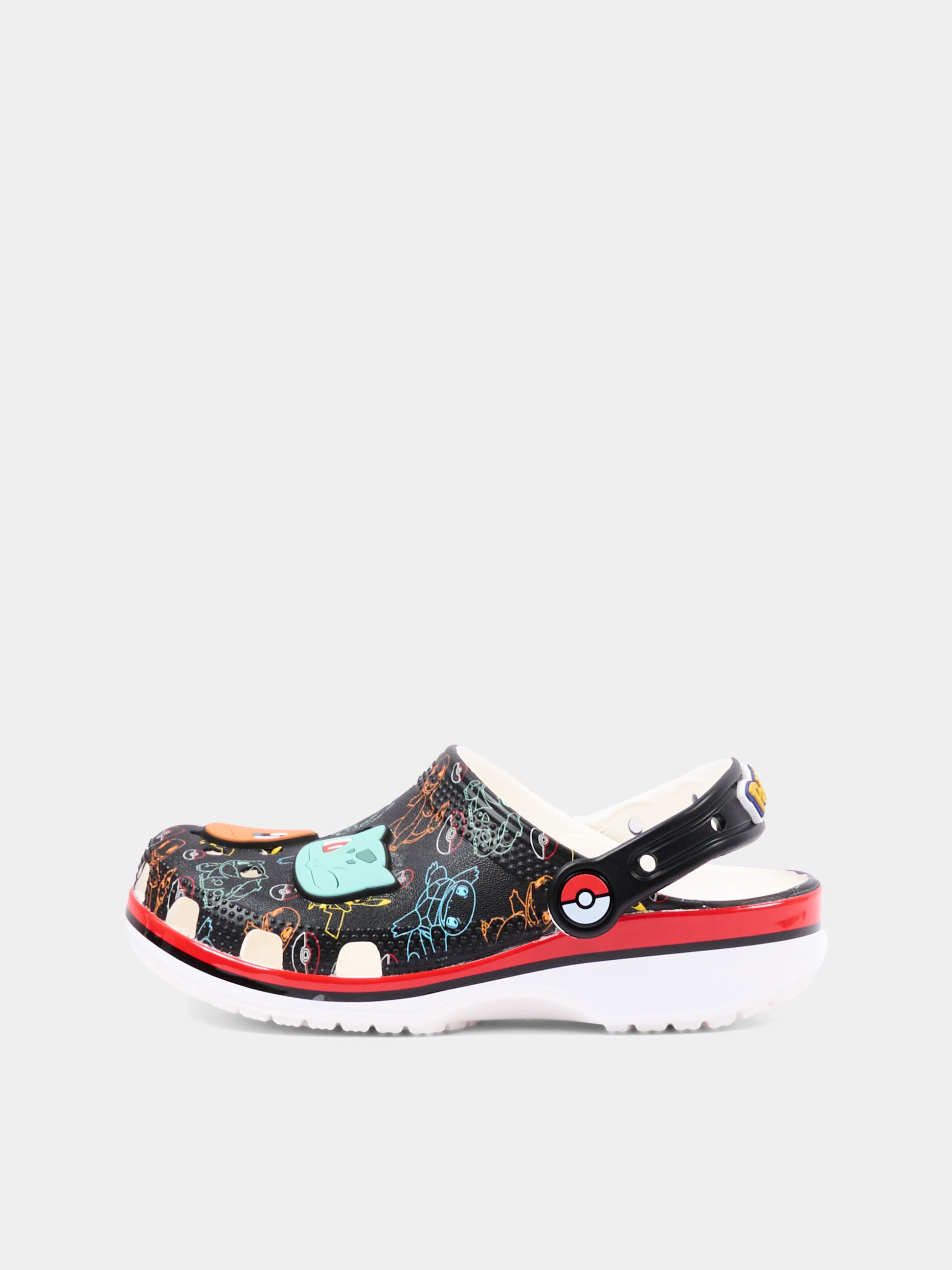 Sabot nero per bambini con Pokémon,Crocs,211344 MLT