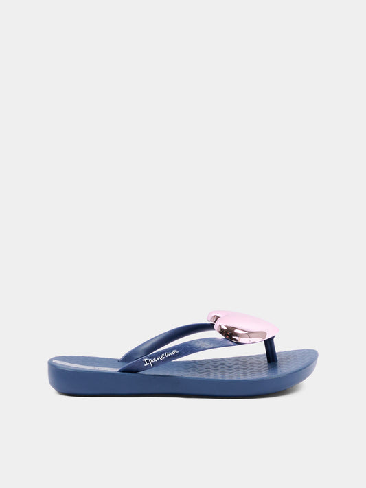Infradito blu per bambina con cuore,Ipanema,83664 BO612 K6 G