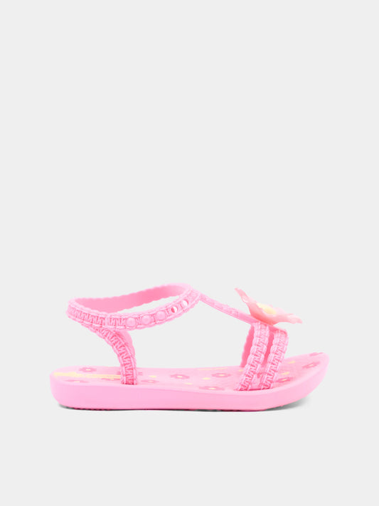 Sandali rosa per bambina con cuori,Ipanema,83355 BO603 K10 GR