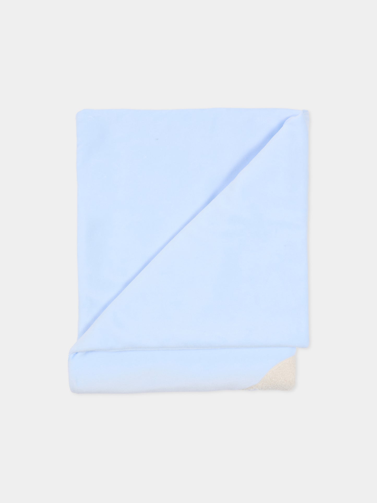 Coperta celeste per neonato con agnellino e papillon,Le Boo Beebè,CBC011 40