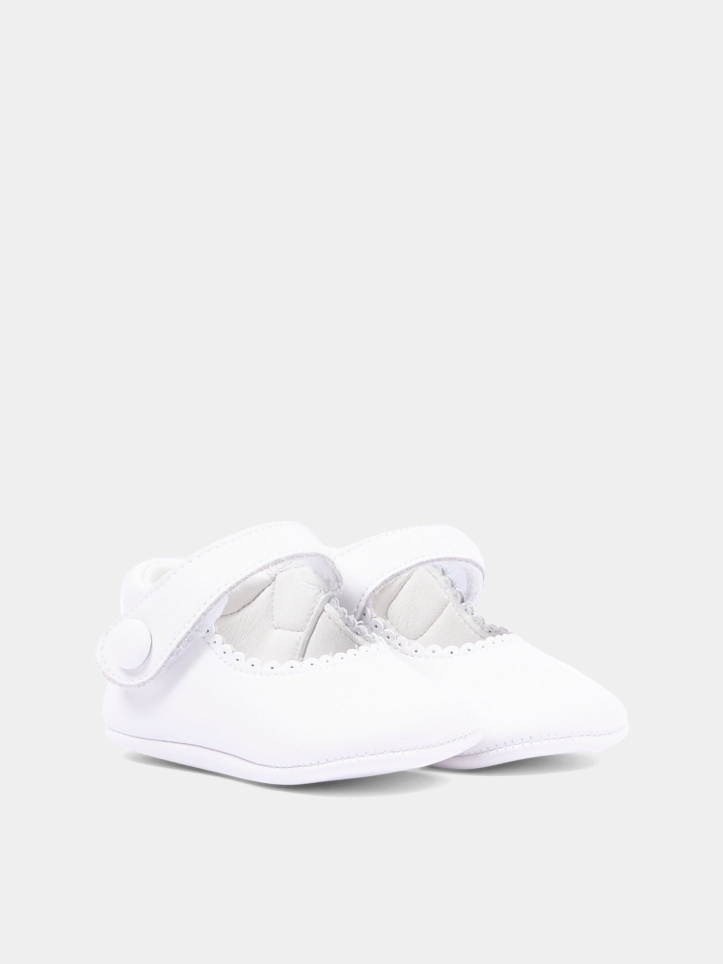 Ballerine bianche per neonata,Pisamonas,0028 BLANCO