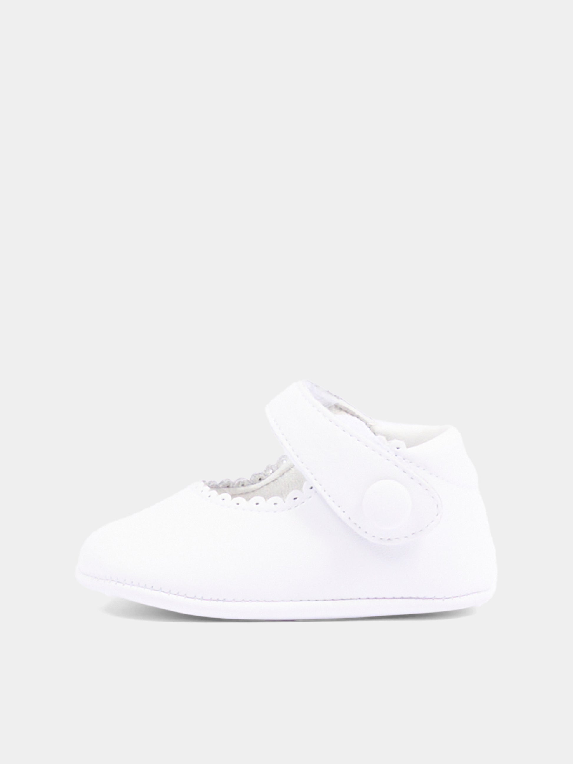Ballerine bianche per neonata,Pisamonas,0028 BLANCO