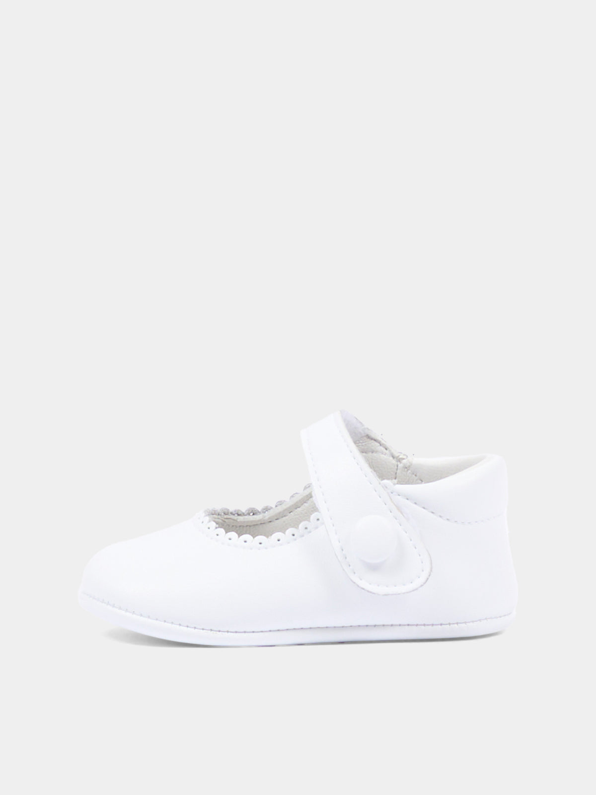 White ballet flats for Baby Girl