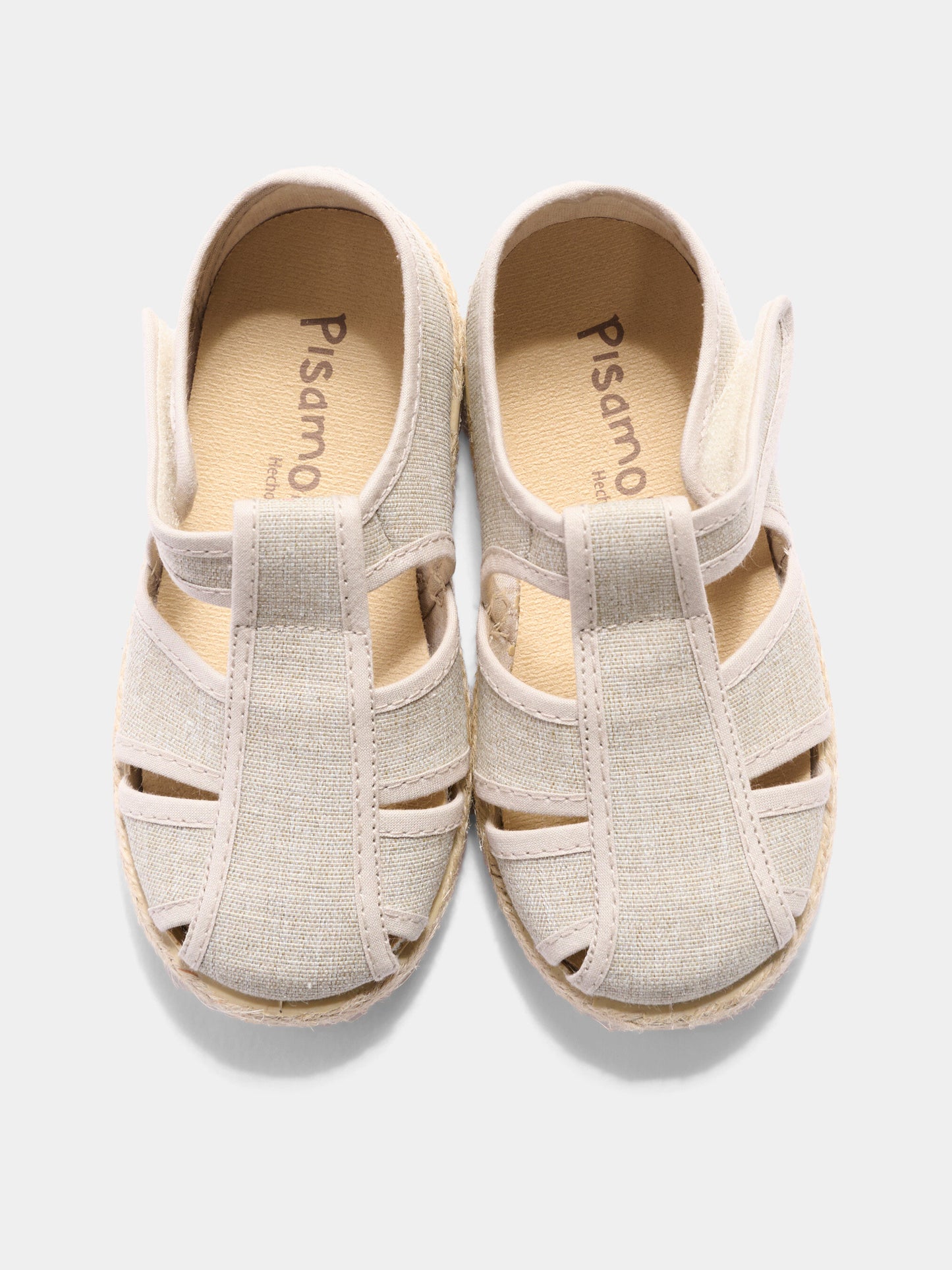 Sandali beige per bambino,Pisamonas,0765 CRUDO