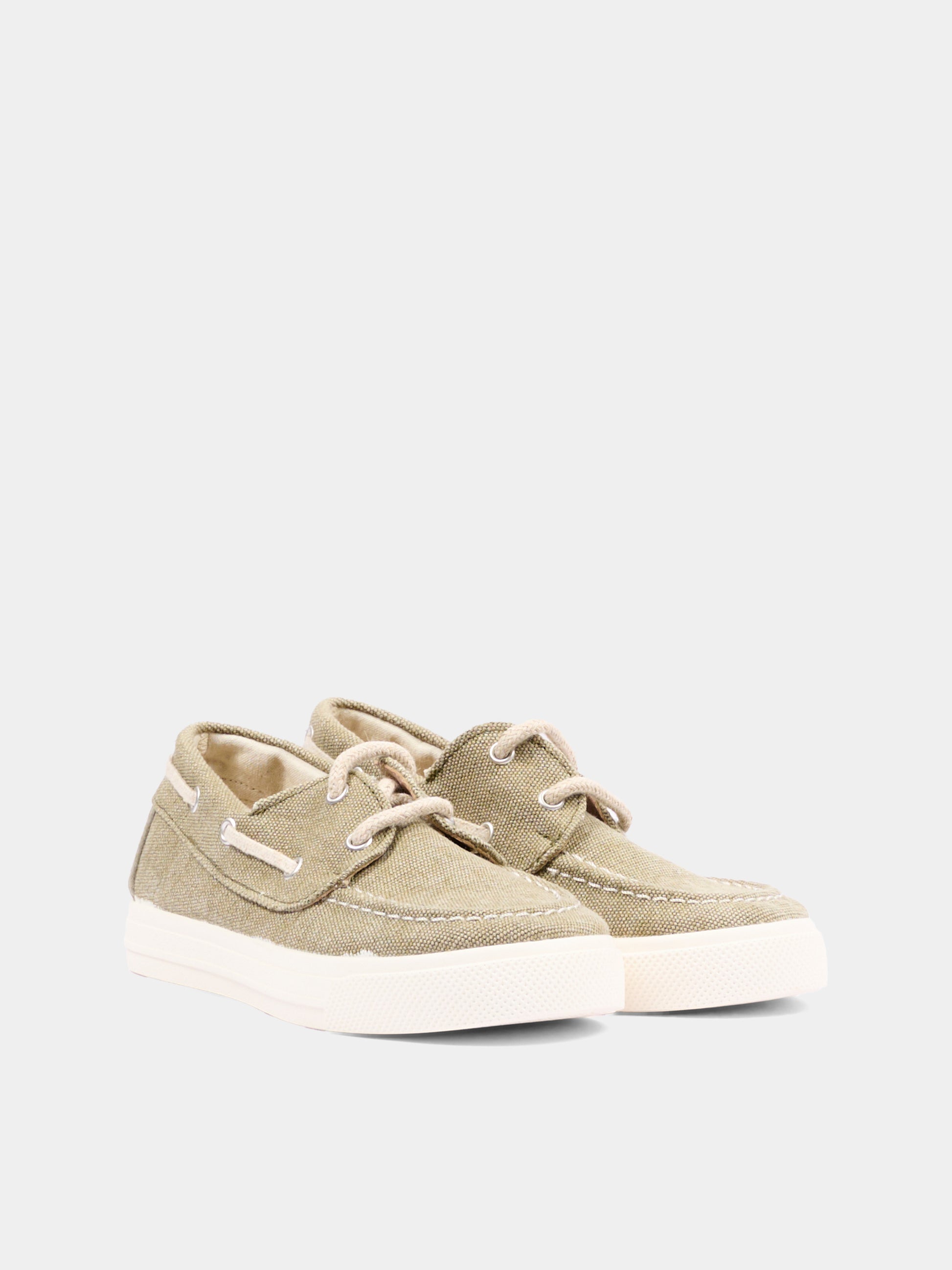 Mocassini verde per bambino,Pisamonas,1510 KAKI