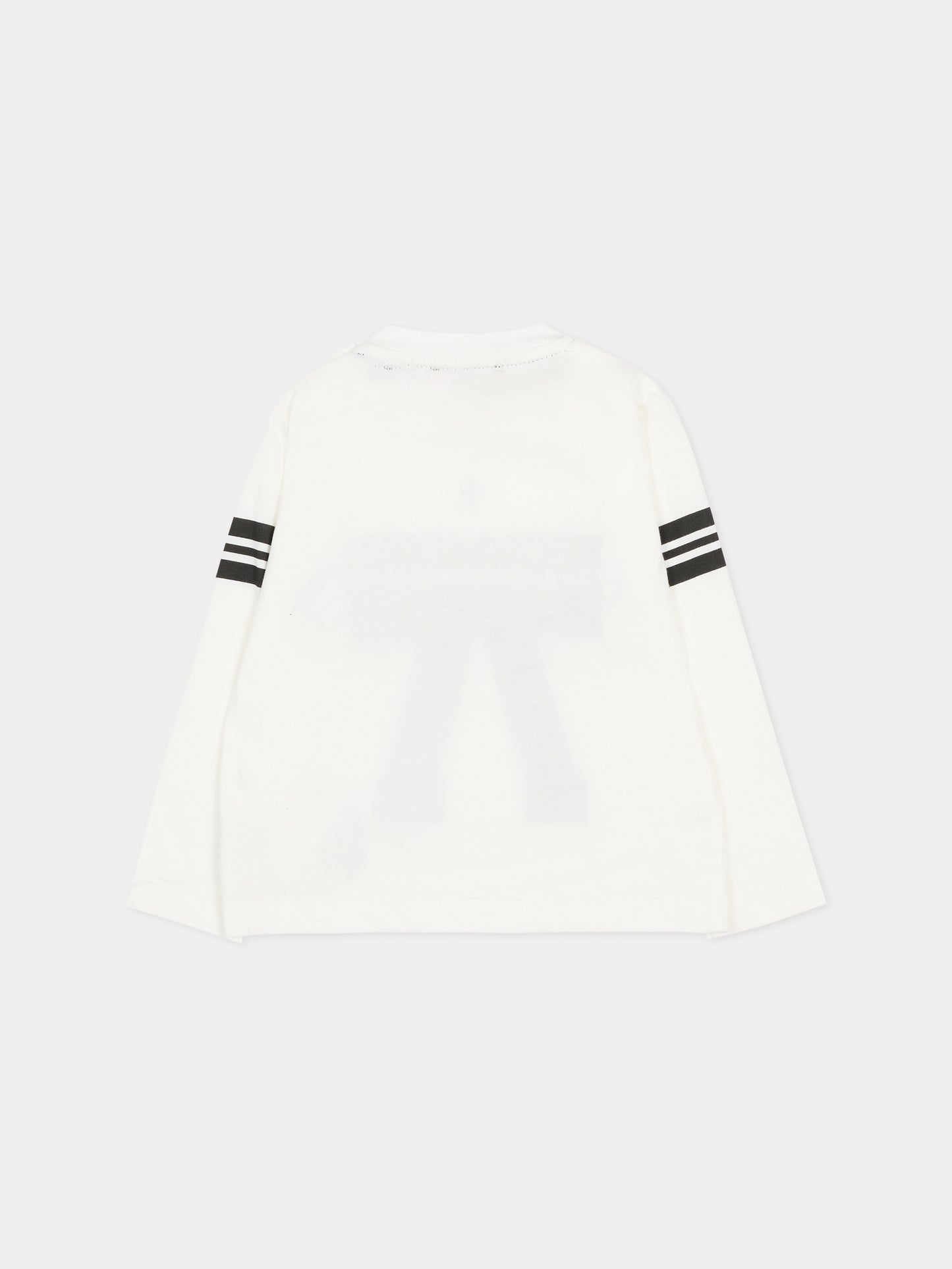 T-shirt avorio per neonato con logo,Richmond,RIA25057TS WHITE
