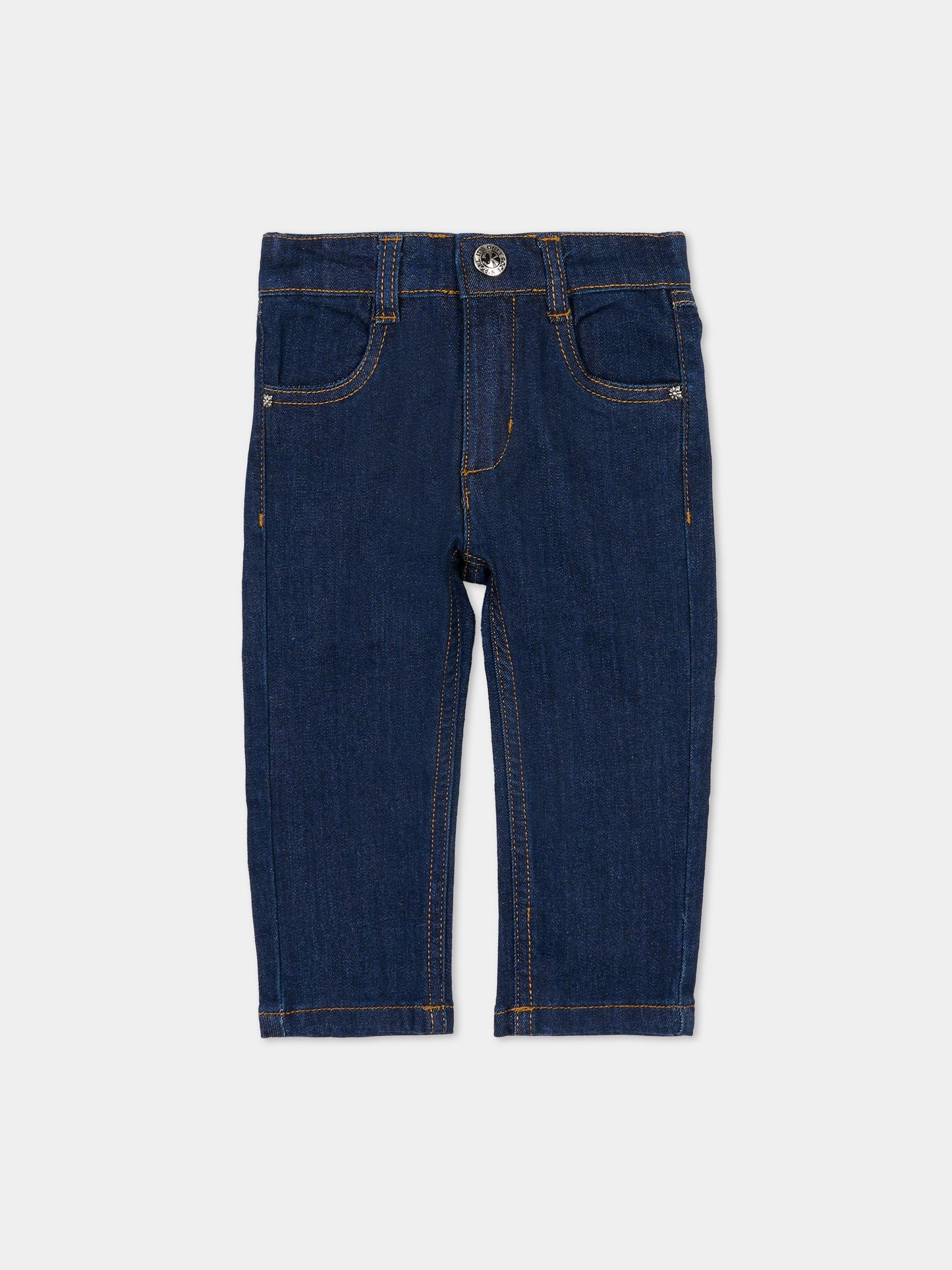 Jeans denim per neonato con logo,Richmond,RIA25090JE DENIM BLUE DARK