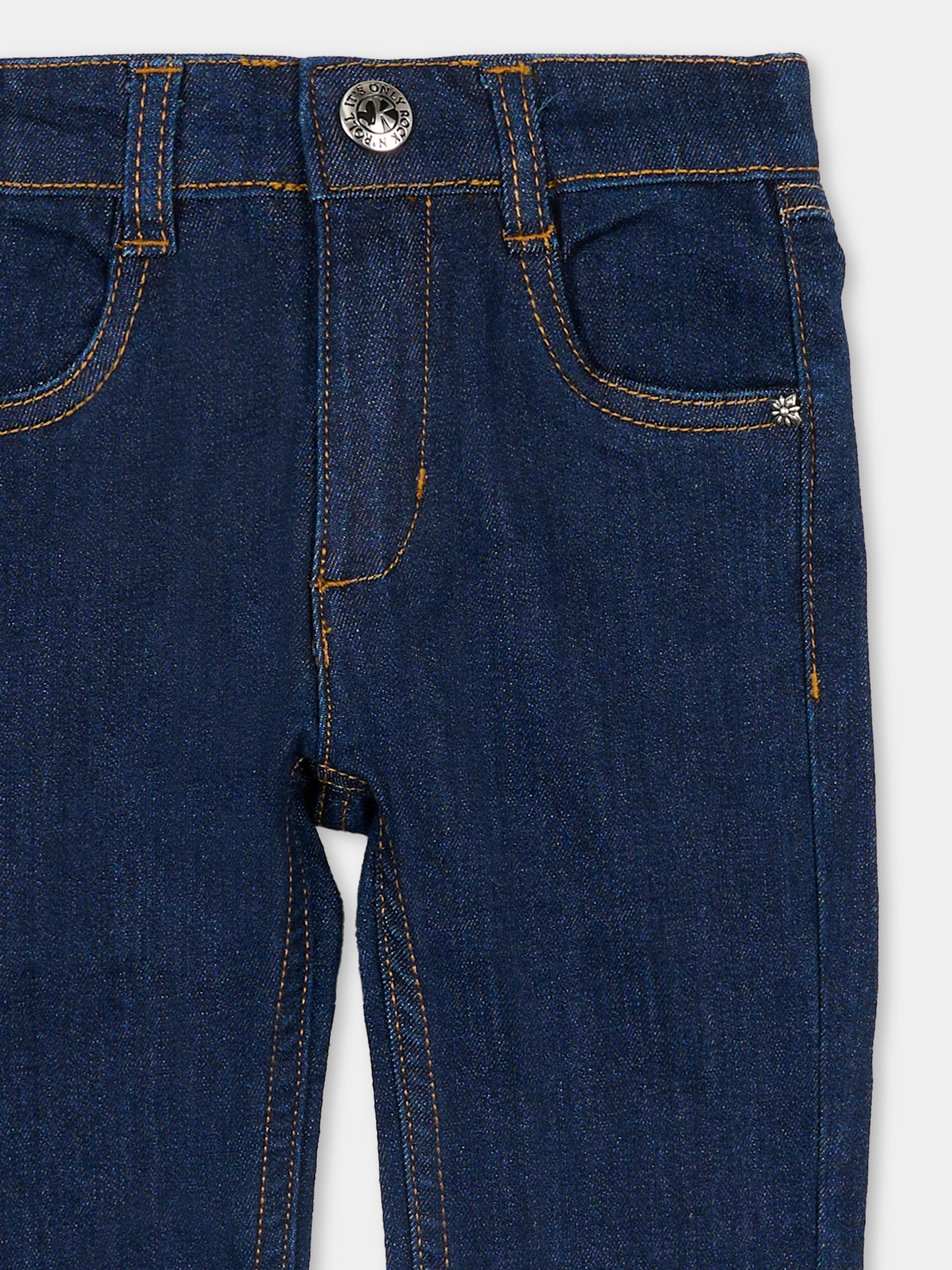 Jeans denim per neonato con logo,Richmond,RIA25090JE DENIM BLUE DARK