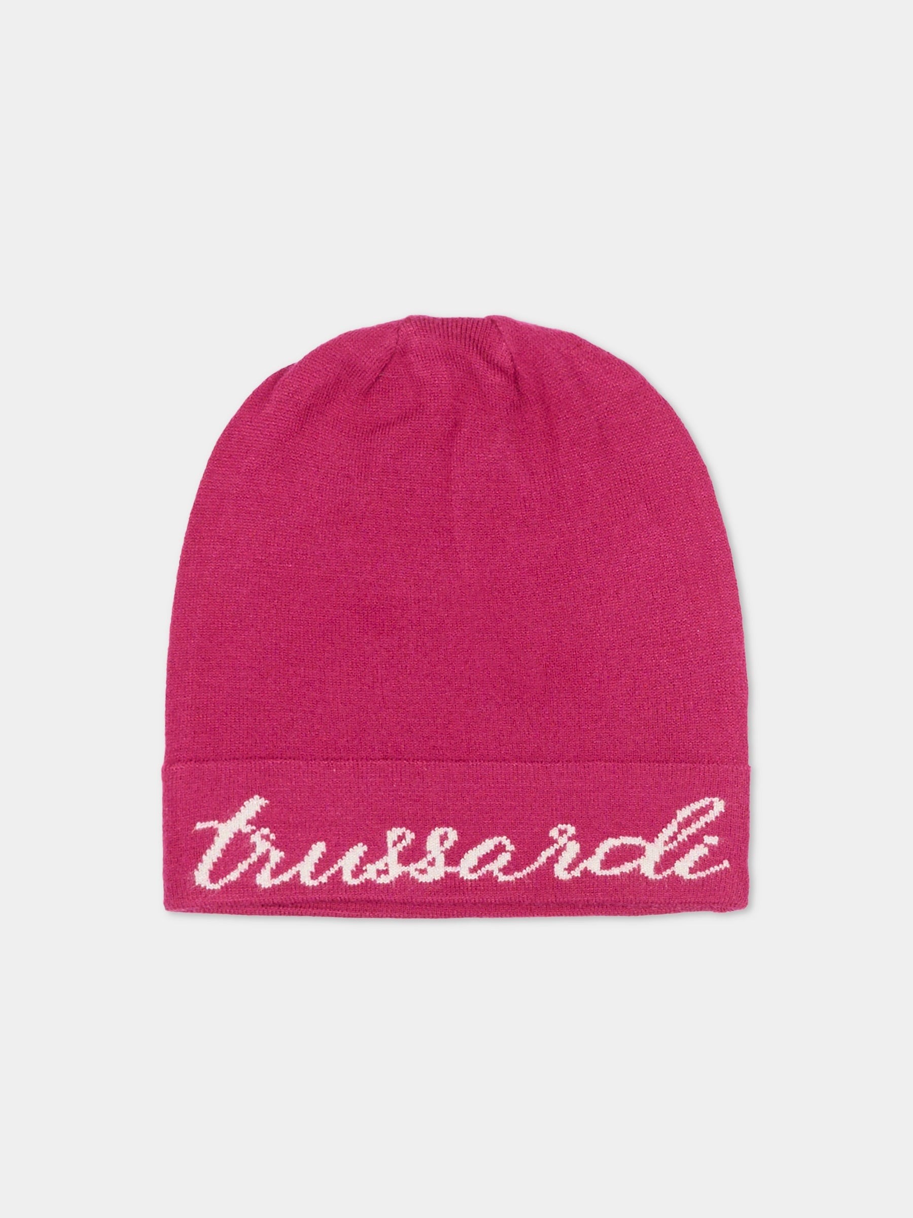 Set accessori viola per bambina con logo,Trussardi Junior,TGA25007HS BOYSENBERRY