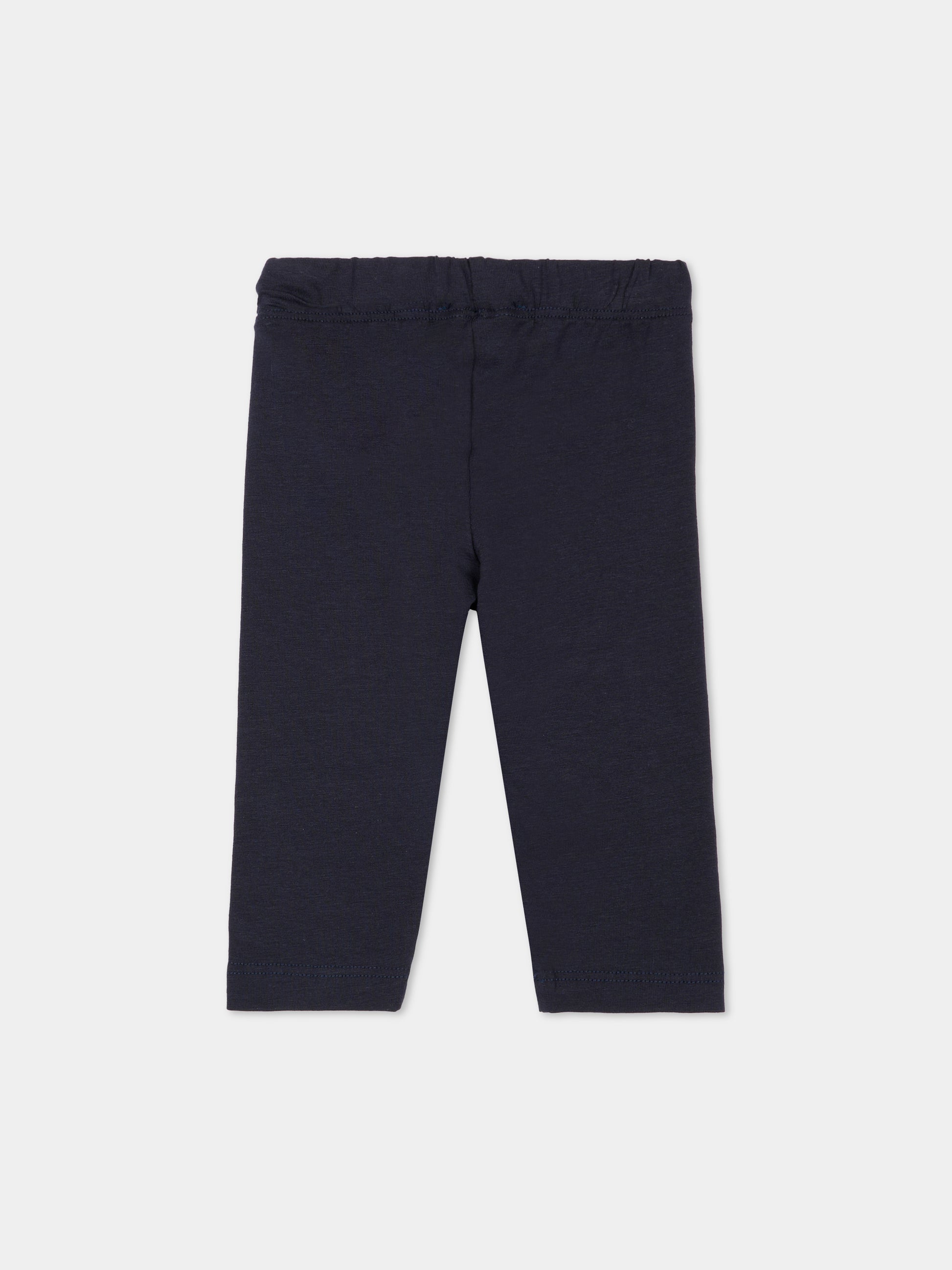 Leggings blu per neonata con logo,Trussardi Junior,TIA25164LE PEACOAT