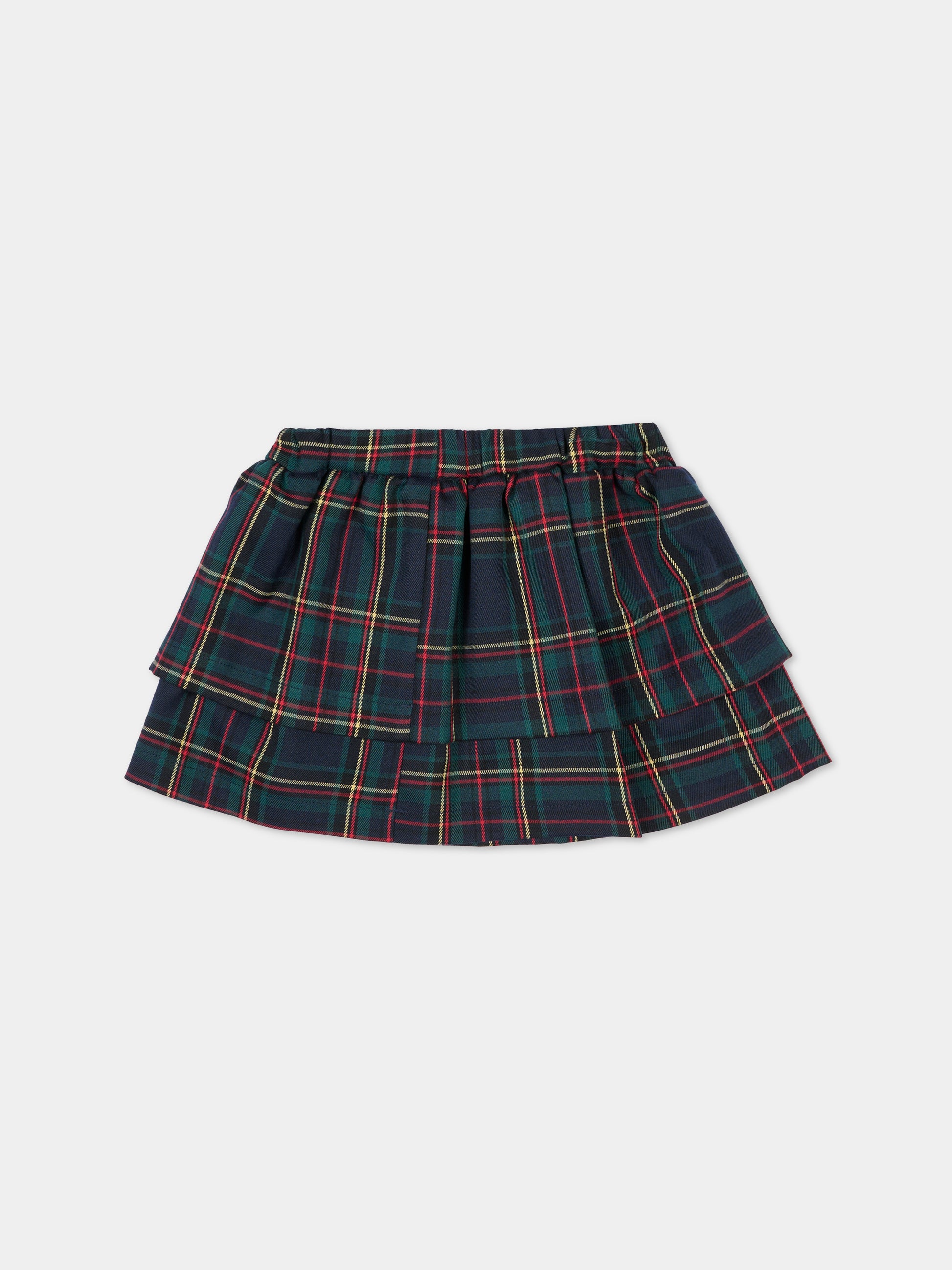 Gonna verde per neonata,Trussardi Junior,TIA25213GO COLD TARTAN