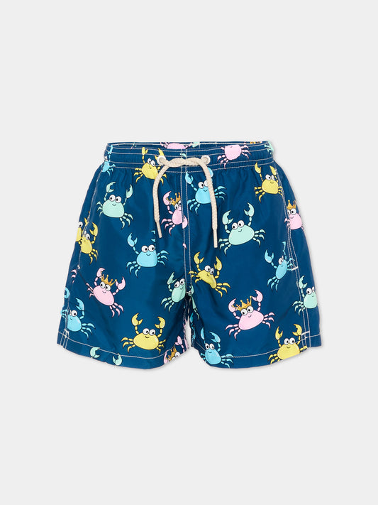 Boxer mare blu  Jean Lighting  per bambino,Mc2 Saint Barth,JEA0004 02051L