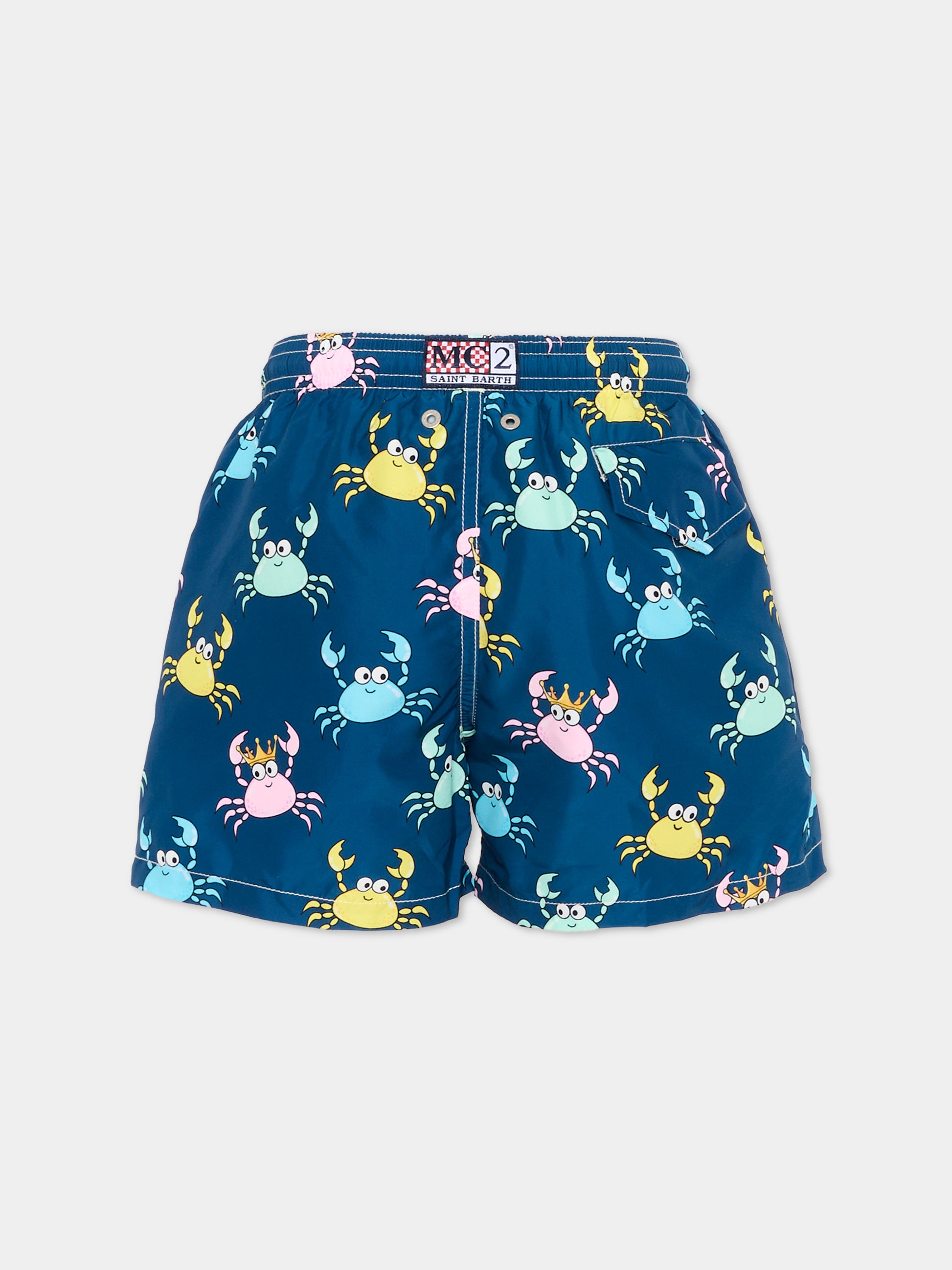 Boxer mare blu  Jean Lighting  per bambino,Mc2 Saint Barth,JEA0004 02051L