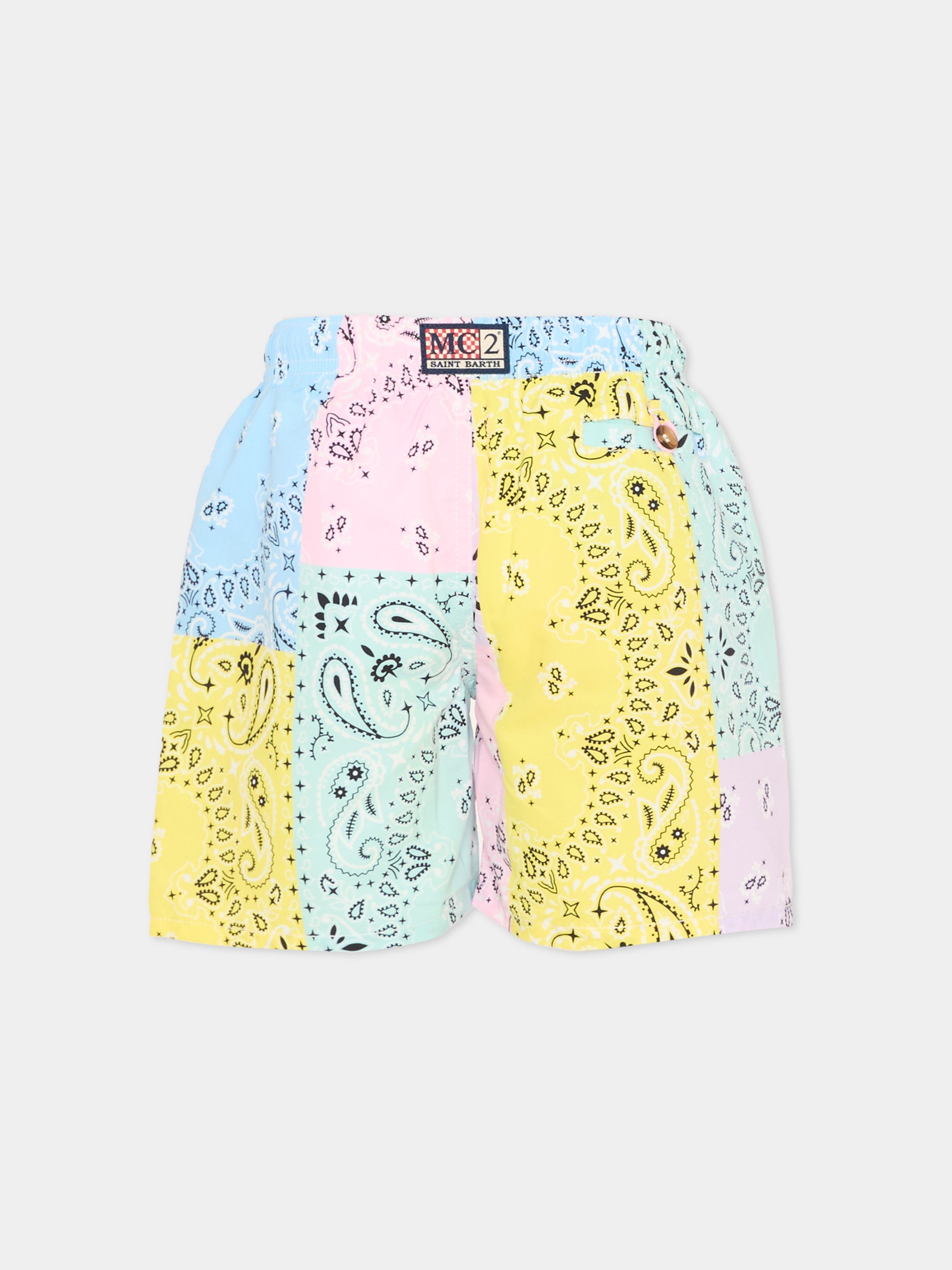 Boxer mare multicolor  Caprese Jr  per bambino,Mc2 Saint Barth,CAP0003 03277L