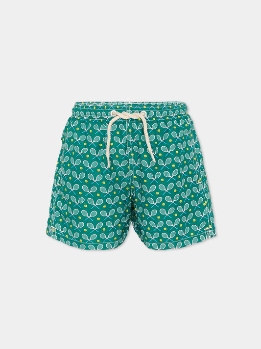 Boxer mare verde  Jean Lighting  per bambino,Mc2 Saint Barth,JEA0004 02393L