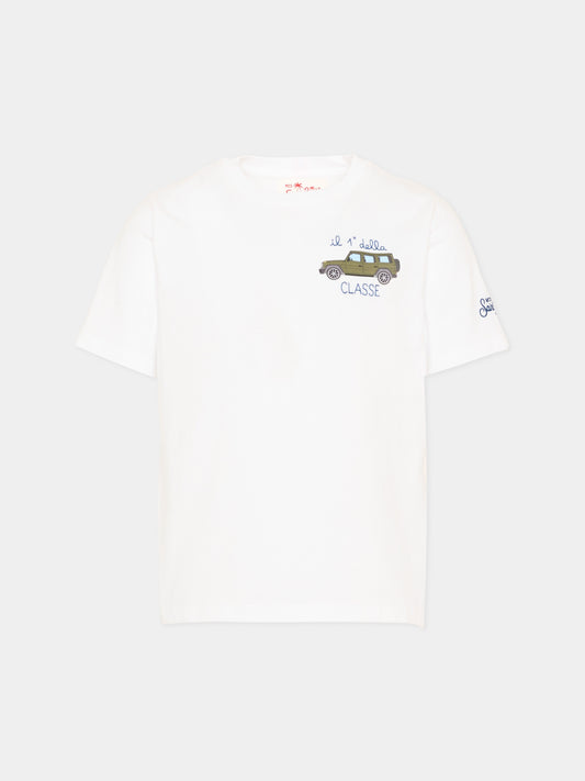 T-Shirt bianca Portofino Jr per bambino,Mc2 Saint Barth,POT0002 02974L
