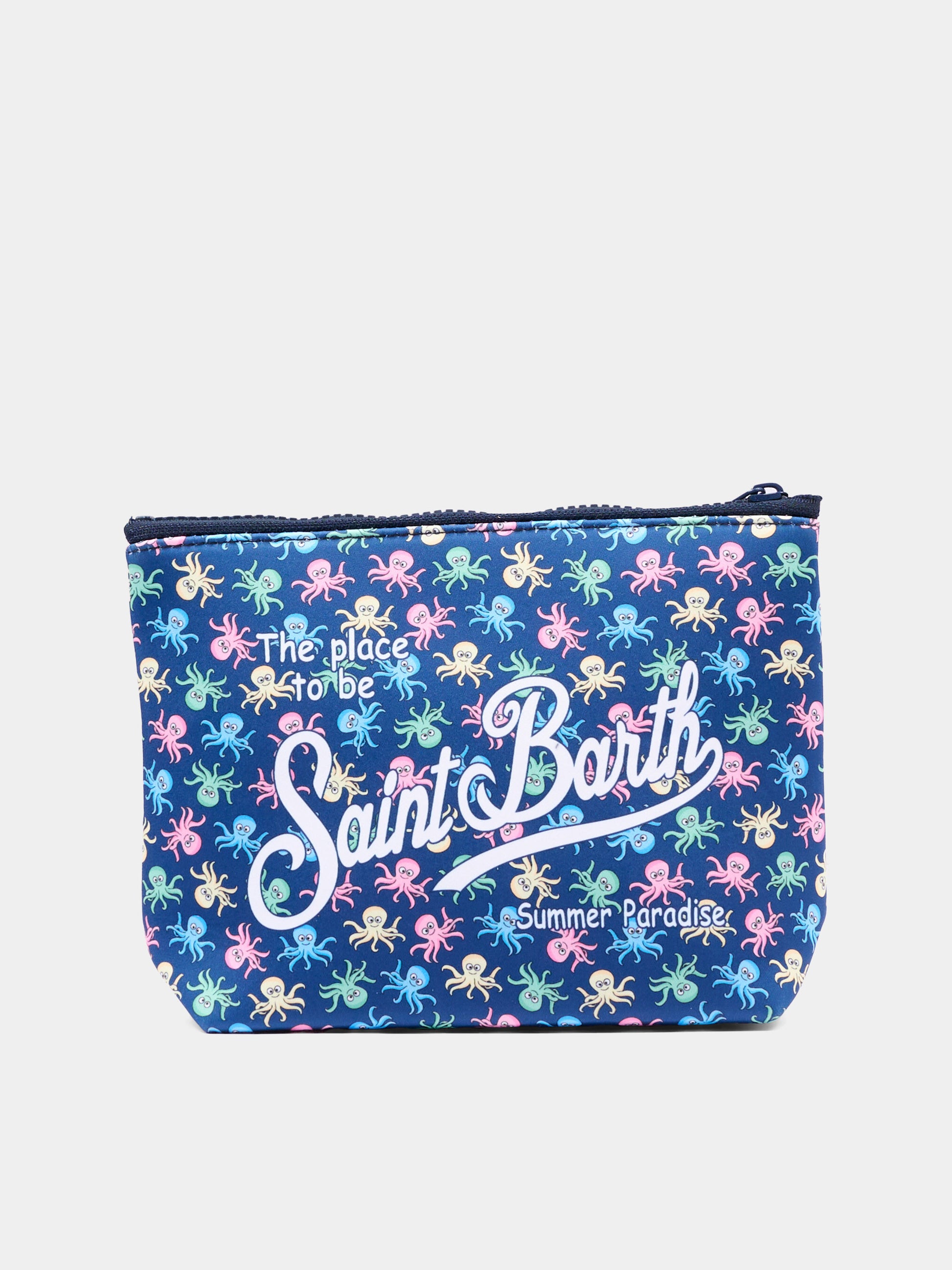 Pochette blu Aline per bambino con polpi,Mc2 Saint Barth,ALIN001 00117L
