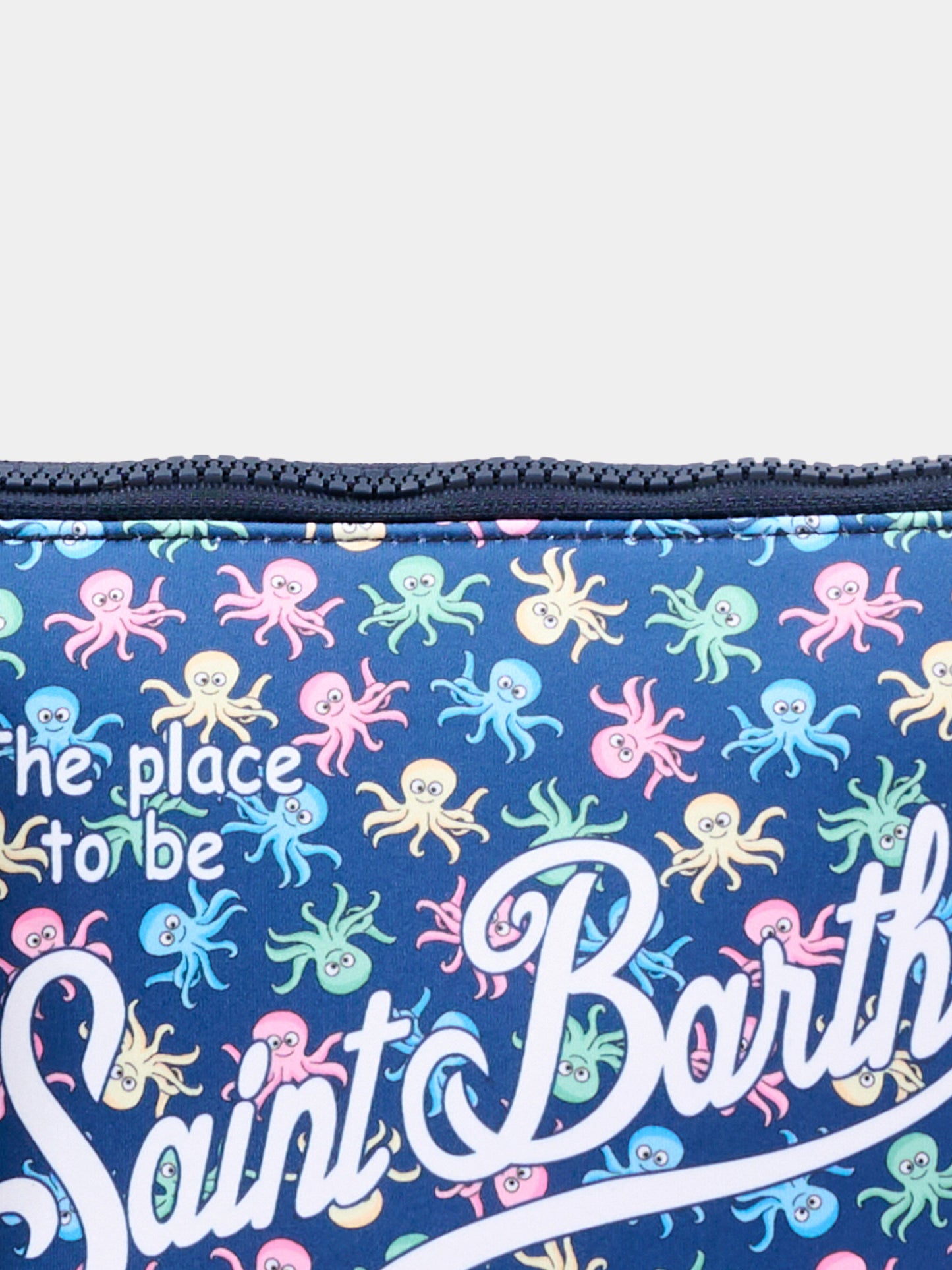 Pochette blu Aline per bambino con polpi,Mc2 Saint Barth,ALIN001 00117L