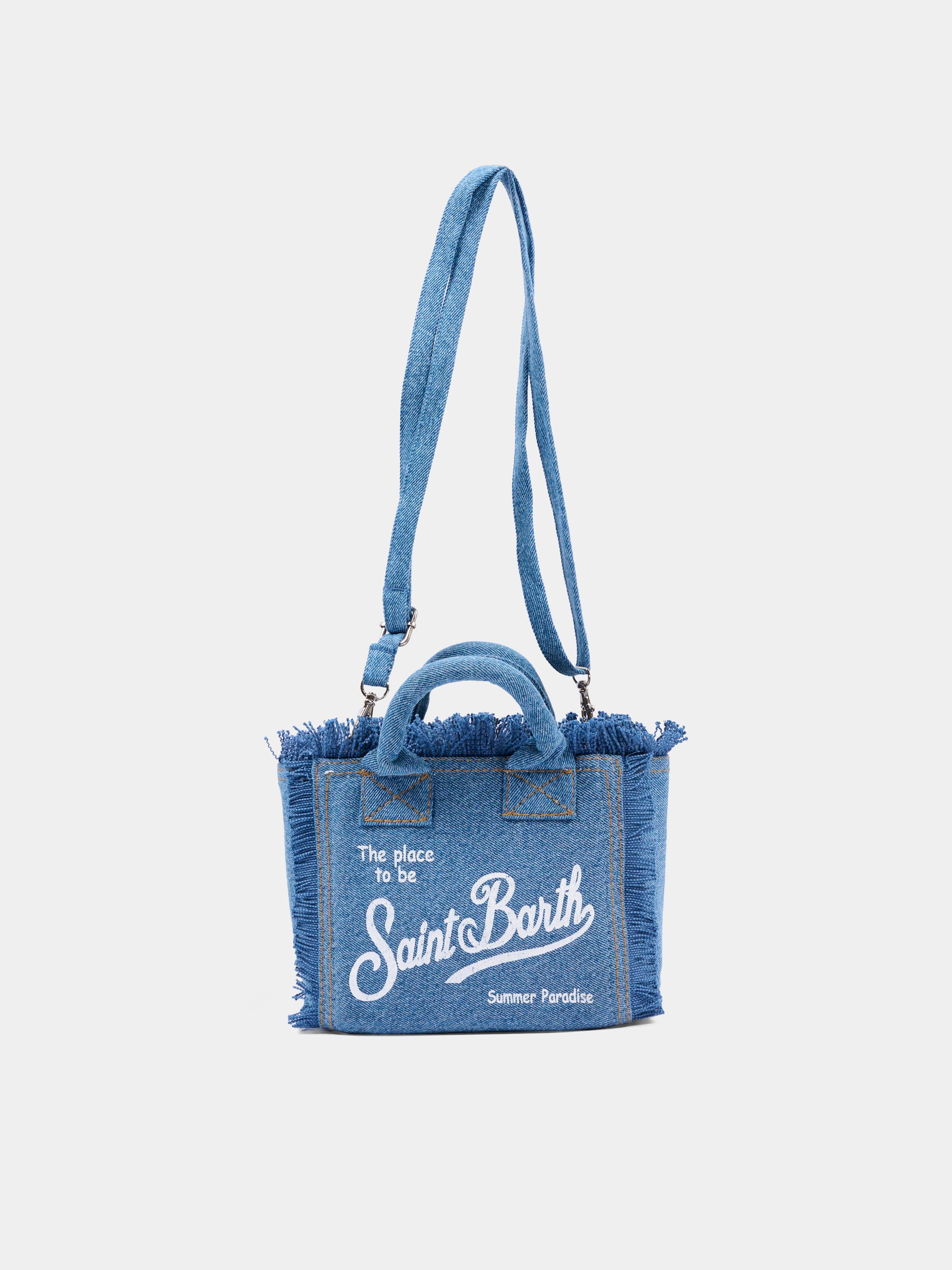 Borsa denim Vanity Mini per bambina,Mc2 Saint Barth,VAMI001 00009L