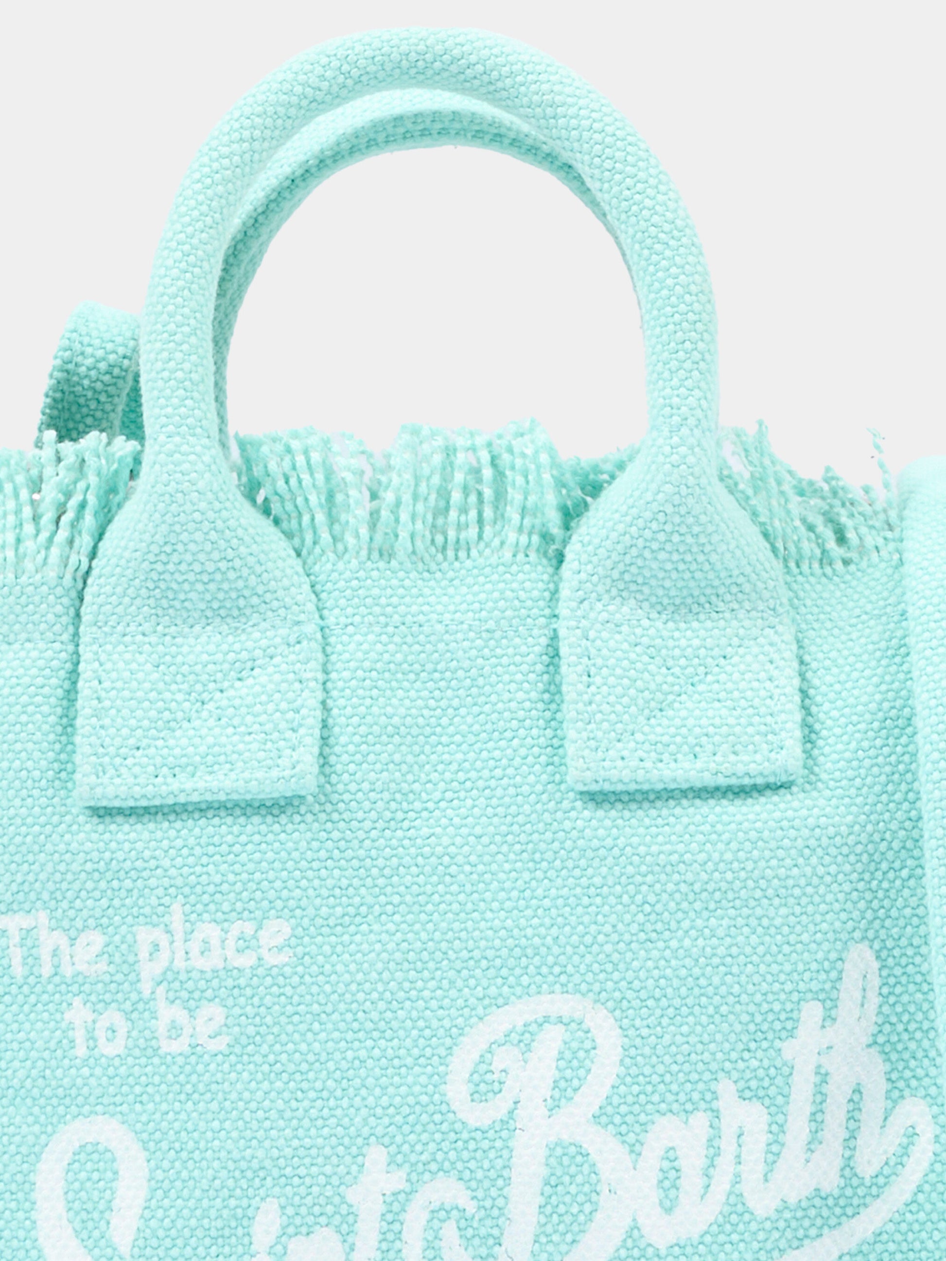 Borsa azzurra Vanity Mini per bambina,Mc2 Saint Barth,VAMI001 00711L