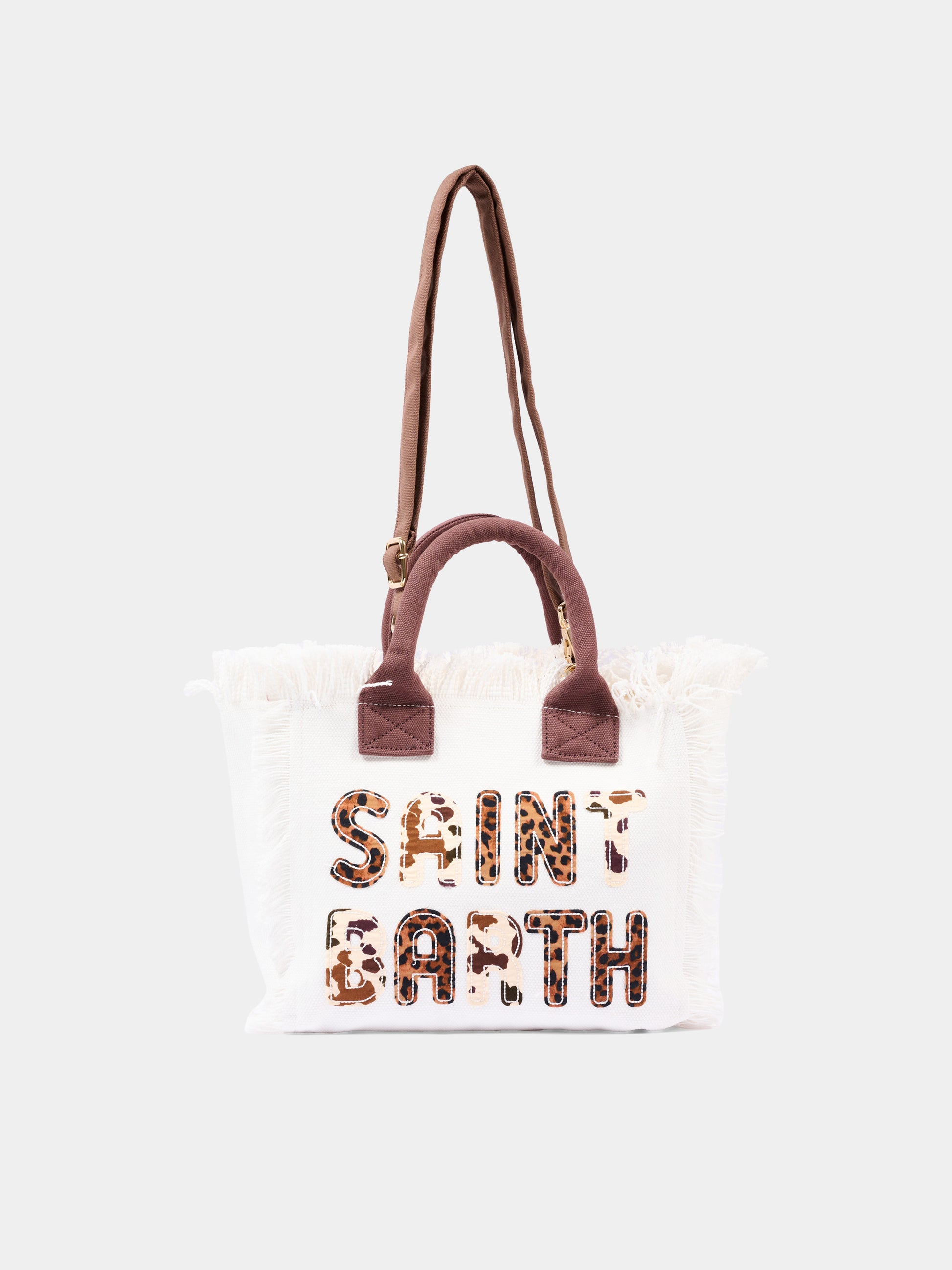 Borsa mare bianca Colette per bambina animalier,Mc2 Saint Barth,COL0001 00326L