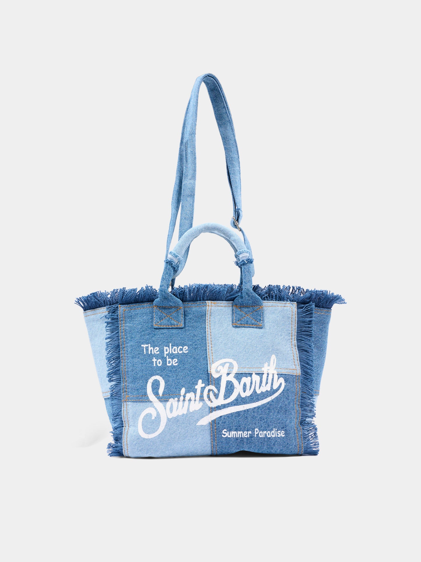 Borsa mare denim Colette per bambina,Mc2 Saint Barth,COL0001 00402L