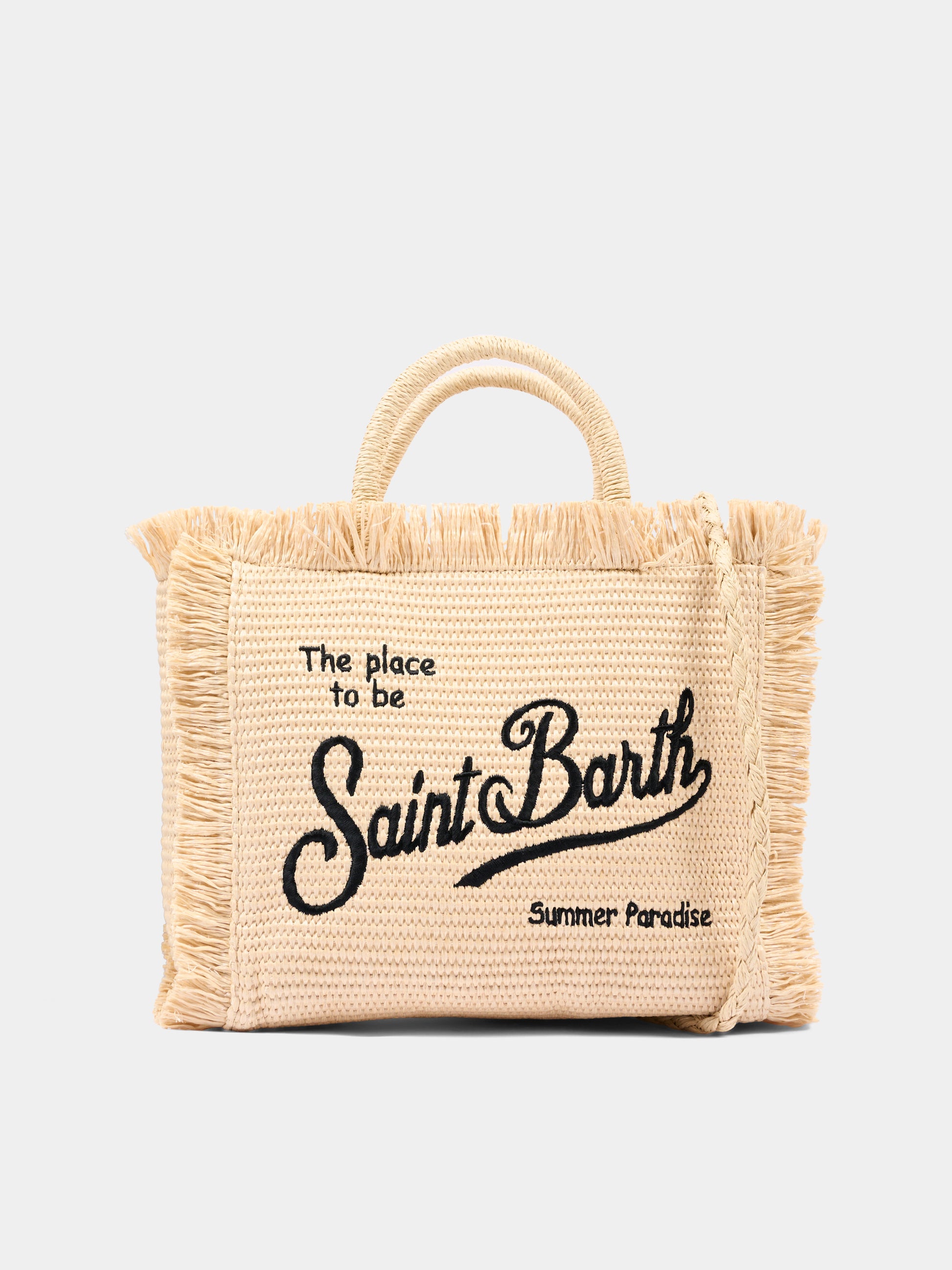 Borsa mare beige Colette Straw per bambina,Mc2 Saint Barth,COL0017 00421L