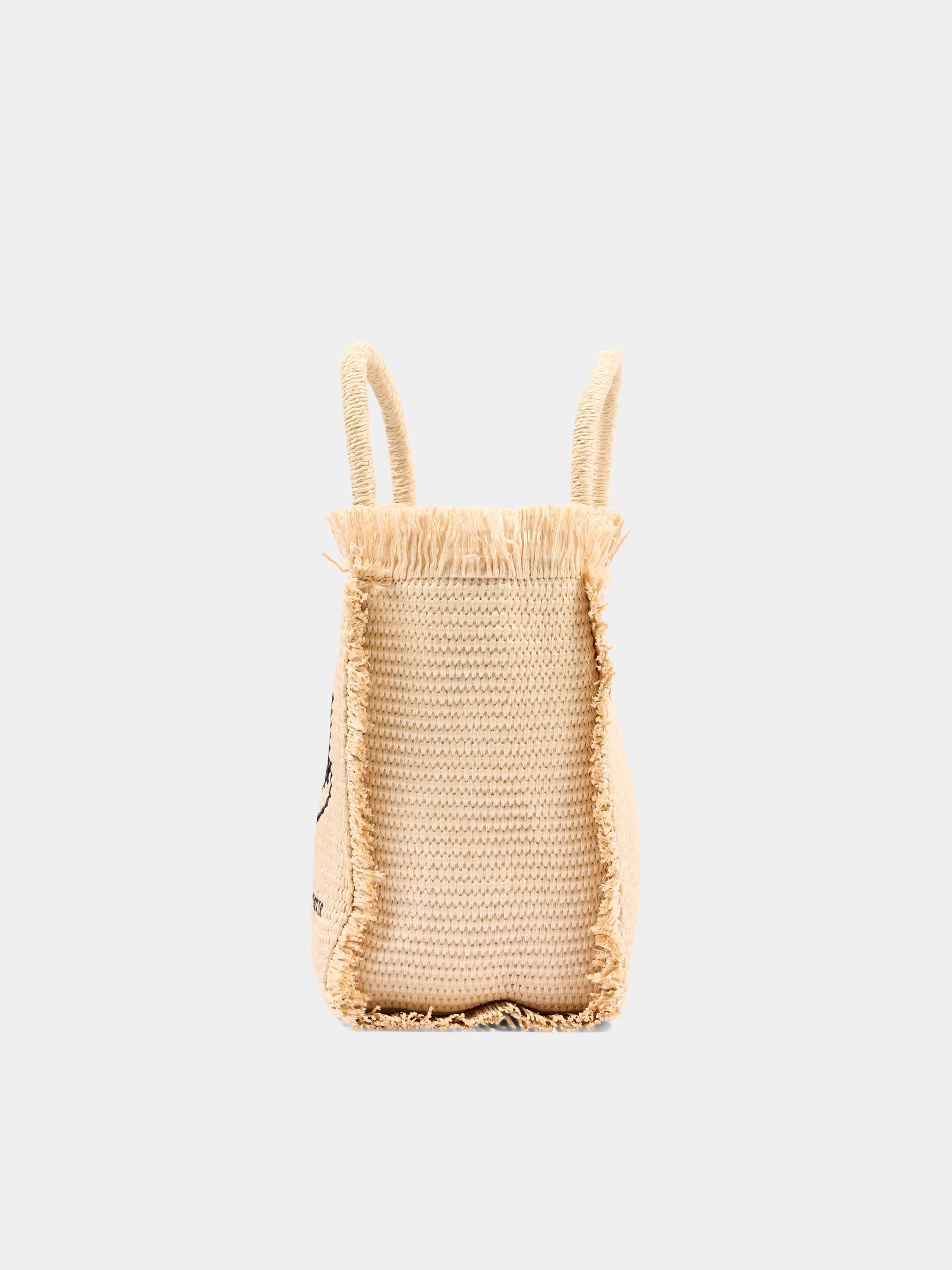 Borsa mare beige Colette Straw per bambina,Mc2 Saint Barth,COL0017 00421L
