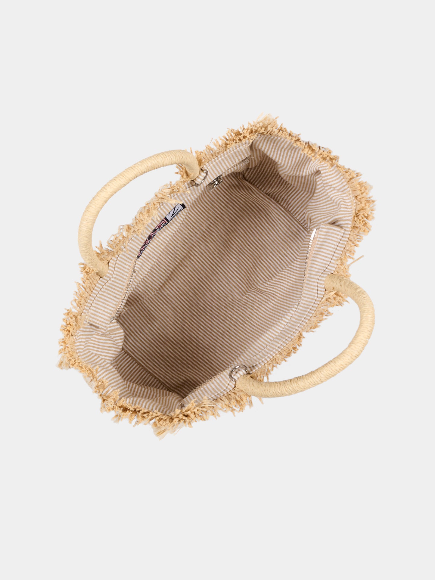 Borsa mare beige Colette Straw per bambina,Mc2 Saint Barth,COL0017 00421L