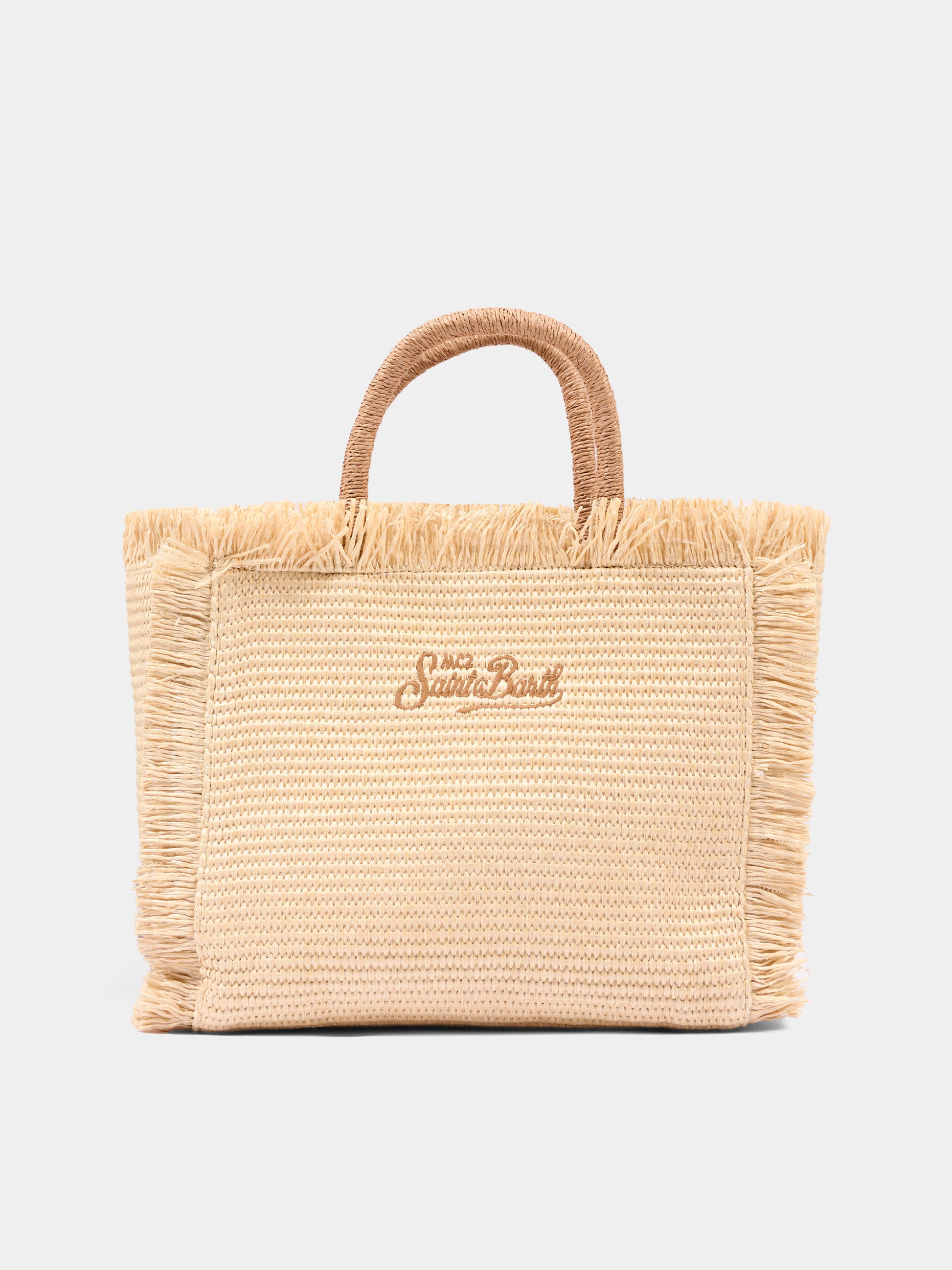 Borsa mare beige Colette Straw per bambina,Mc2 Saint Barth,COL0017 00368L