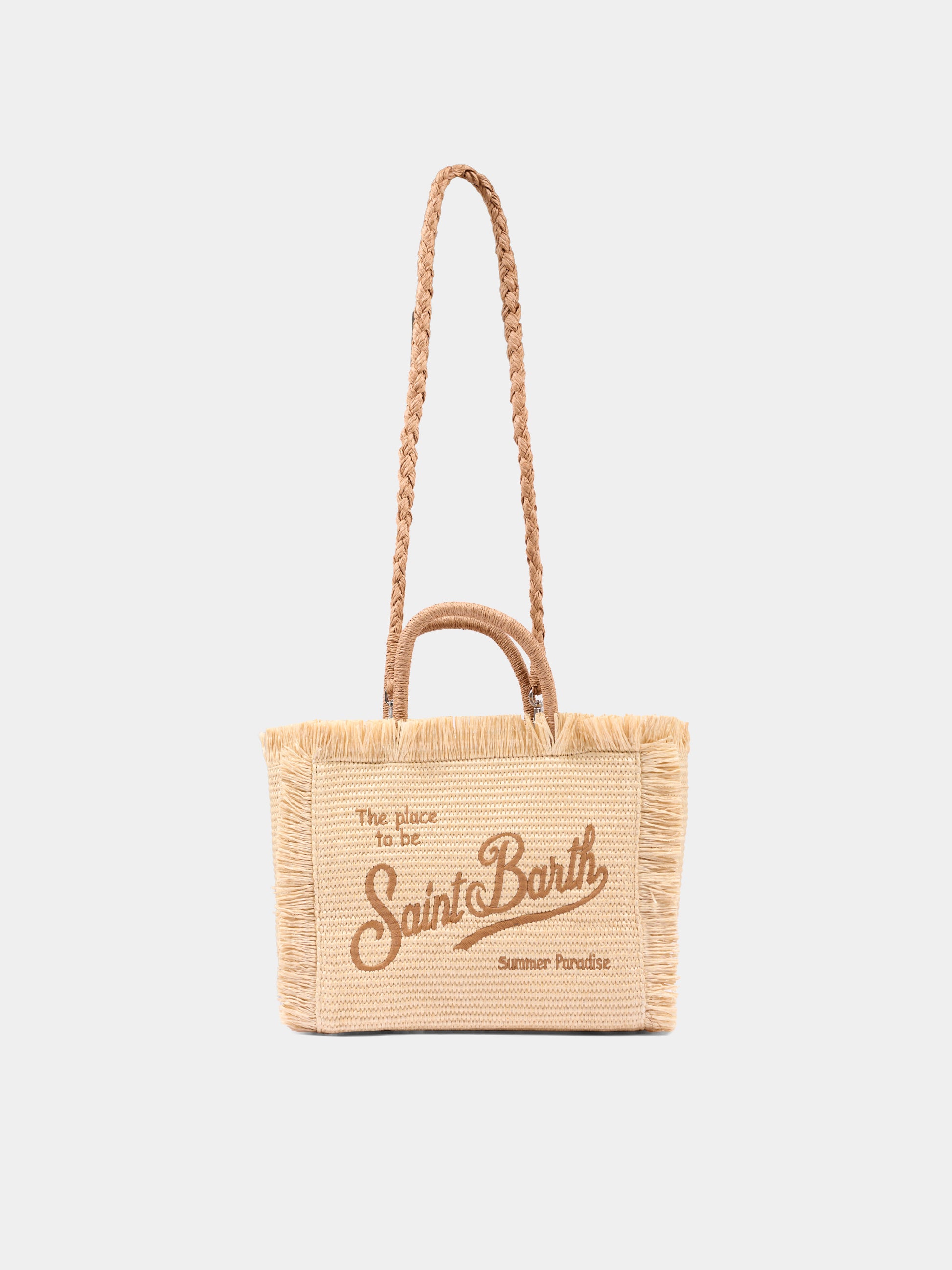 Borsa mare beige Colette Straw per bambina,Mc2 Saint Barth,COL0017 00368L