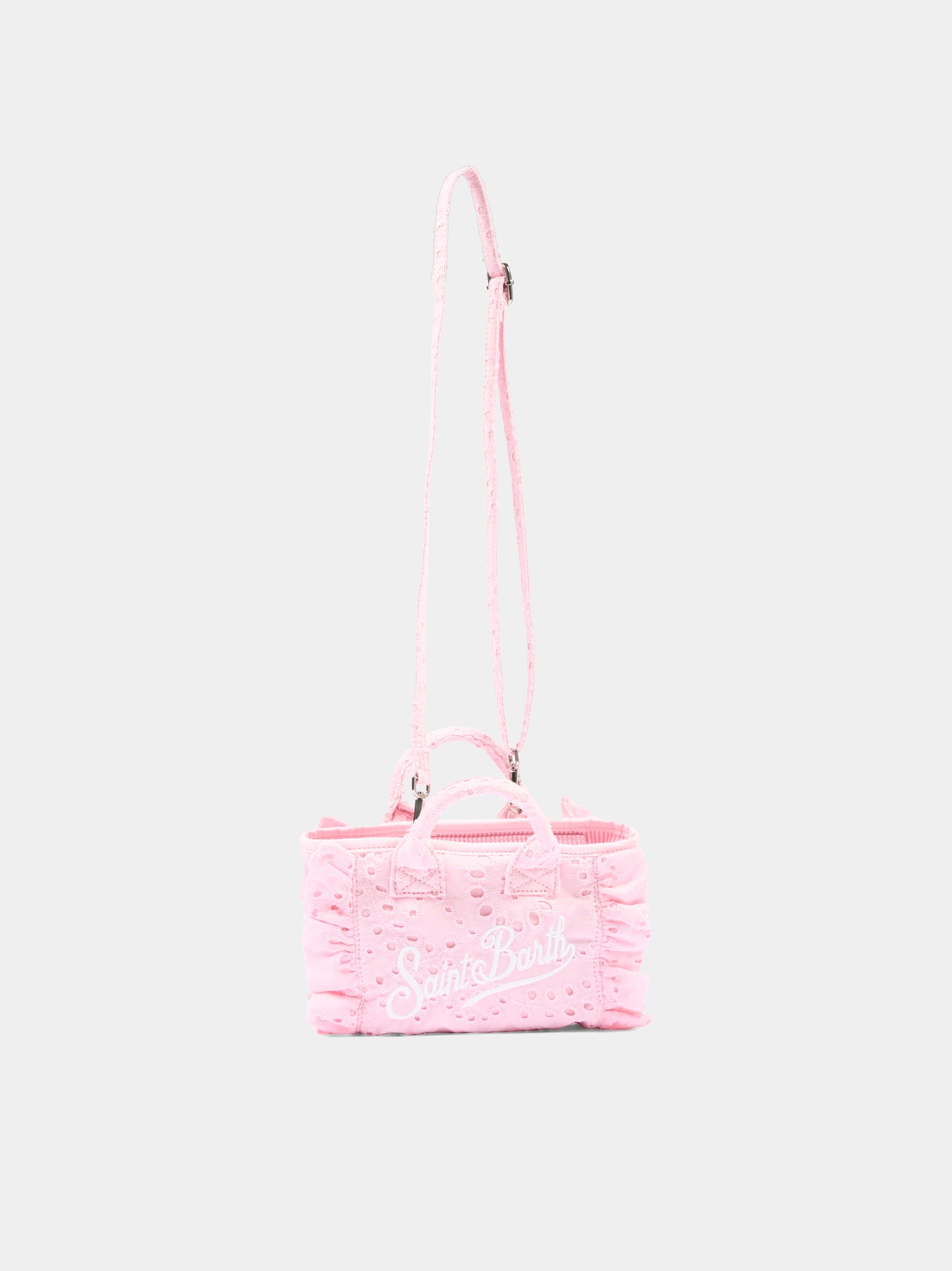 Borsa rosa Vanity Mini Volant per bambina,Mc2 Saint Barth,VAMI018 02531L