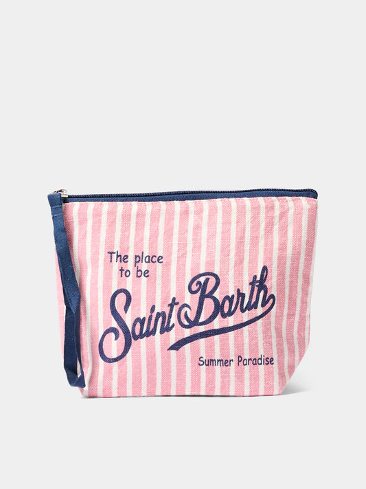 Pochette rosa Aline Linen per bambina,Mc2 Saint Barth,ALI0004 00397L