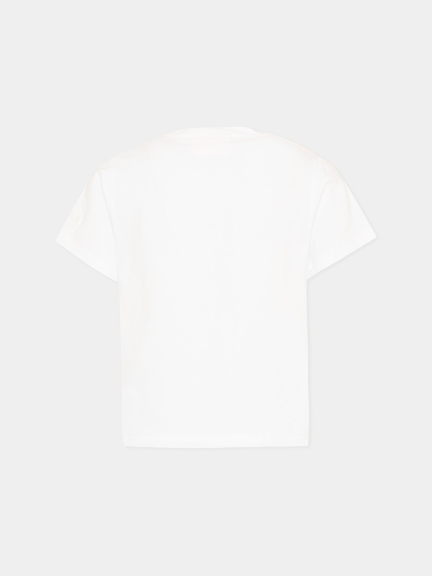 T-shirt bianca Elly per bambina con leopardi,Mc2 Saint Barth,ELLY001 00299L