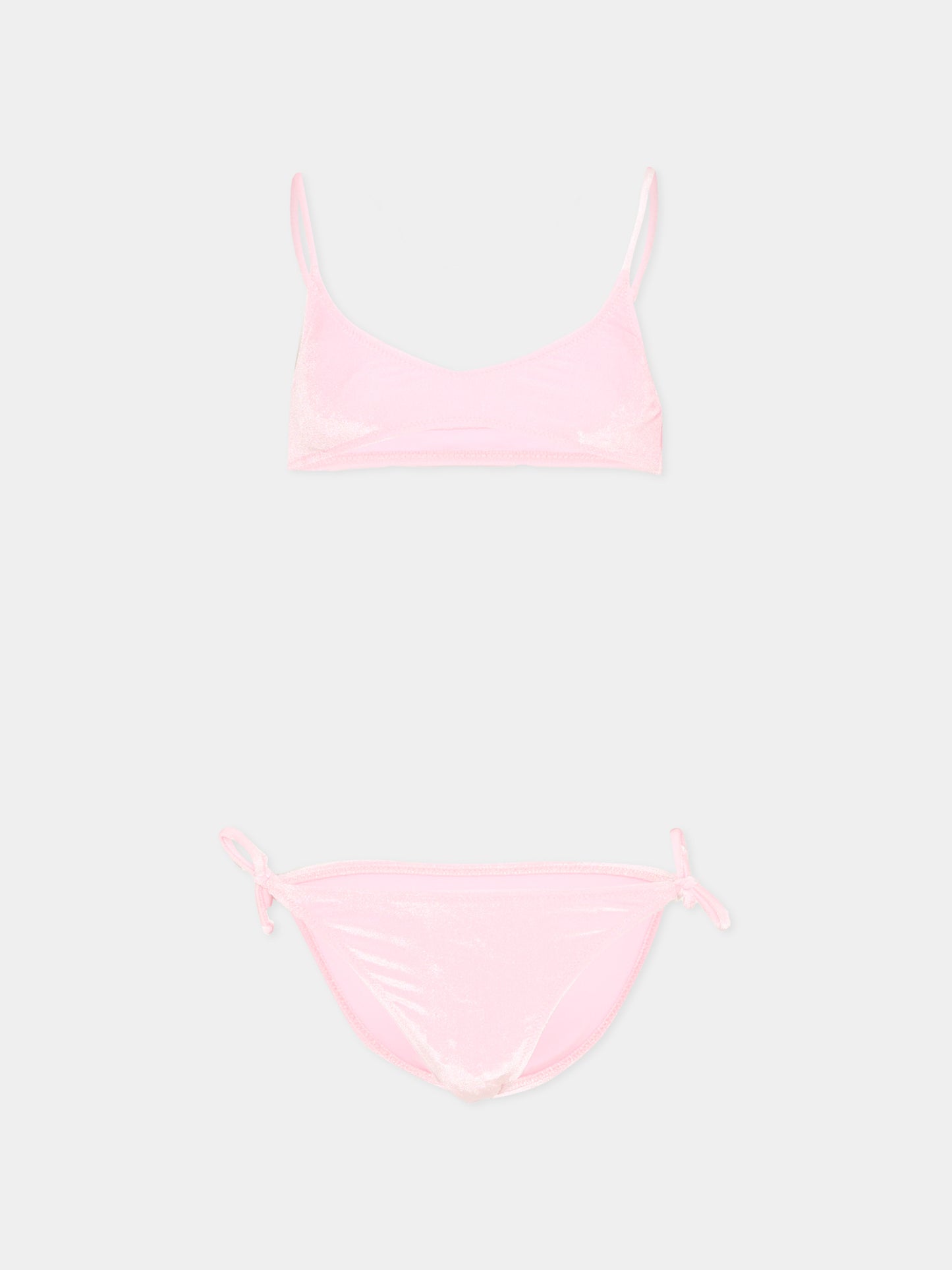 Slip e bikini rosa  Paloma Jr  per bambina,Mc2 Saint Barth,PALO002 00192L