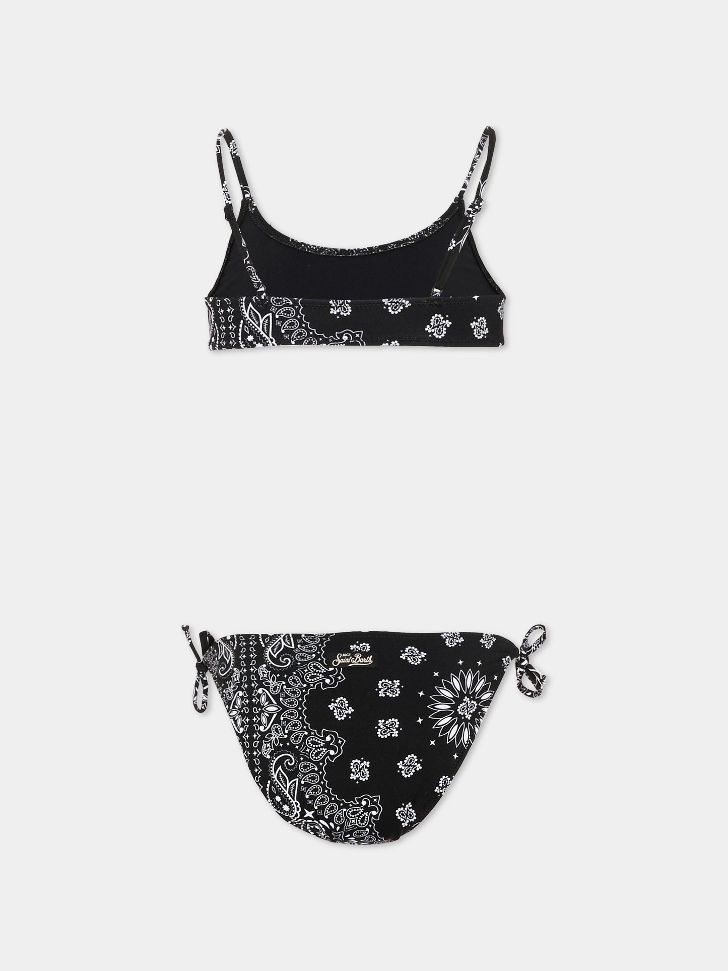 Black  Jaiden Bandanna  bikini for Girl.