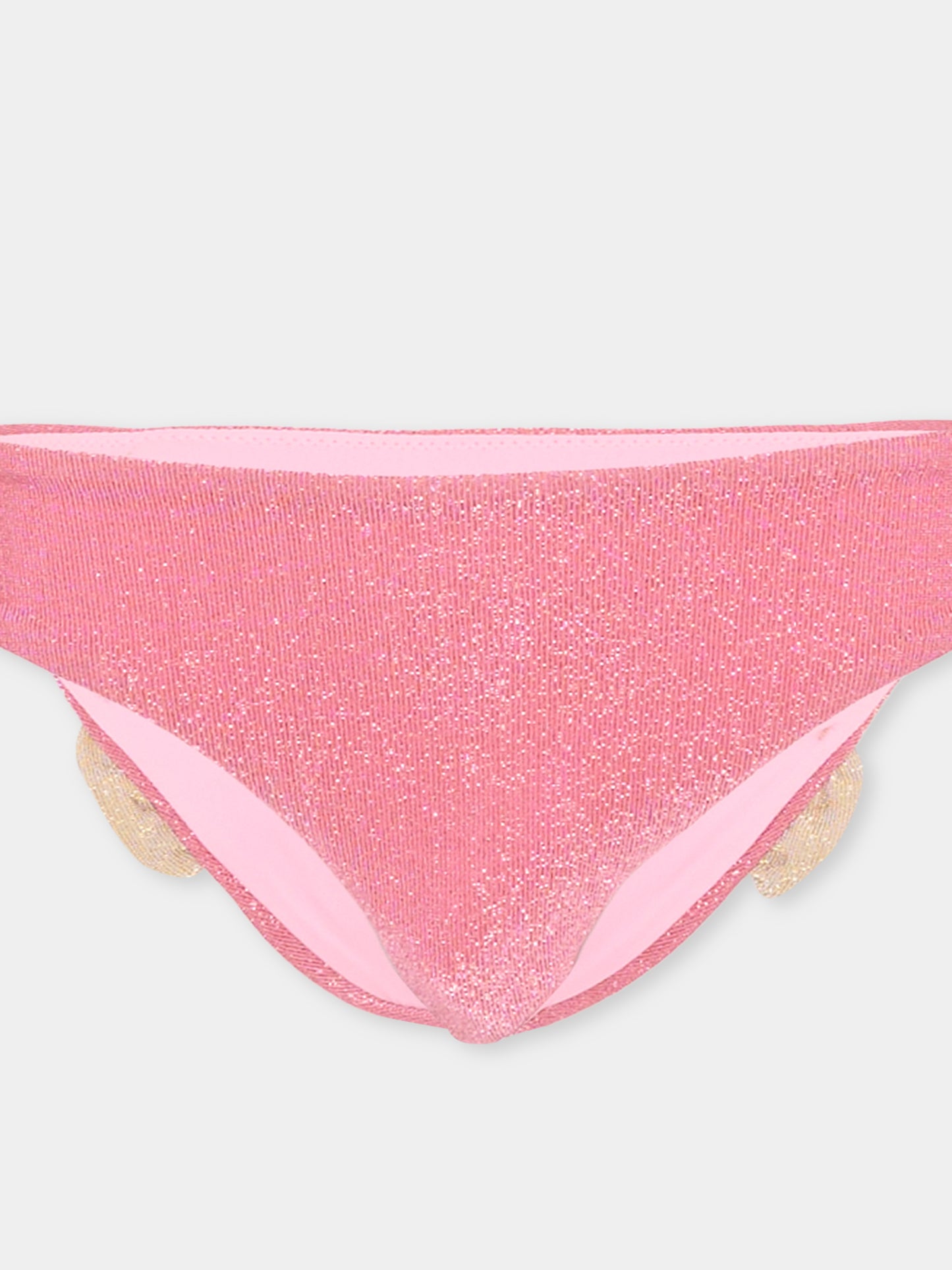 Slip bikini rosa  madame  per bambina,Mc2 Saint Barth,MAD0001 00064L