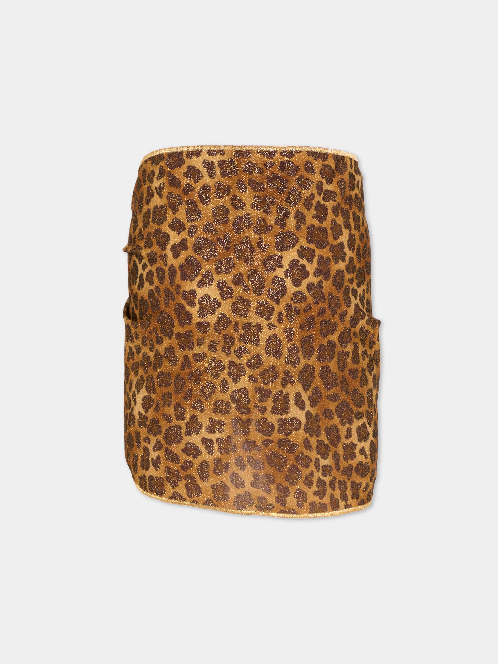 Copricostume marrone per bambina animalier,Mc2 Saint Barth,SER0003 00520L