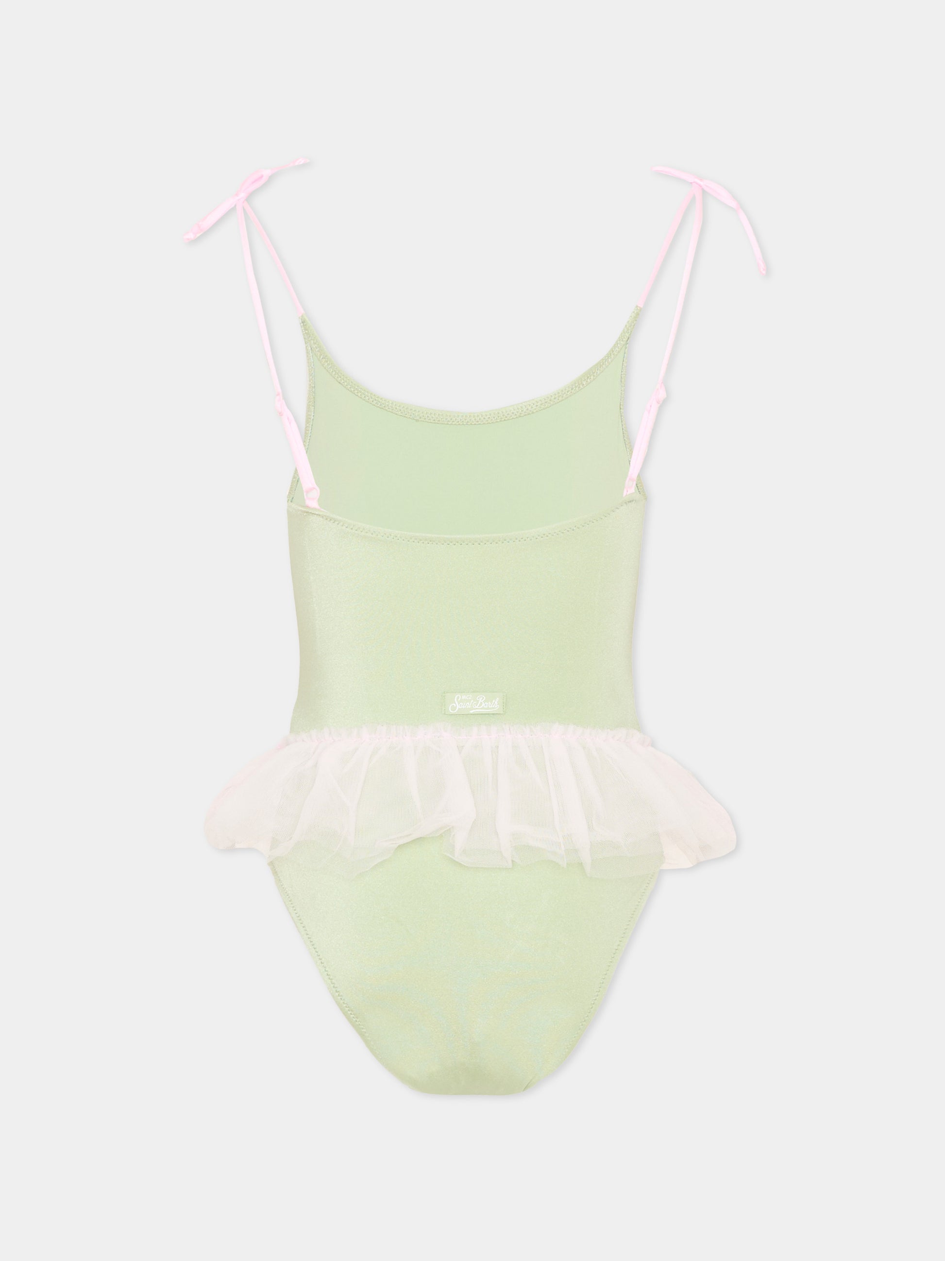 Costume intero verde Dancer per bambina,Mc2 Saint Barth,DANC0001 03049L