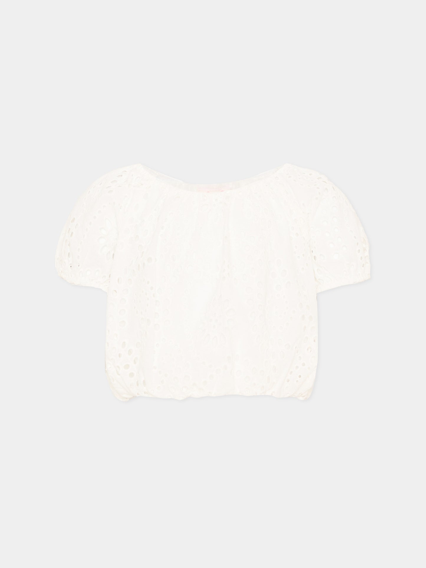 Top bianco Giada Jr per bambina,Mc2 Saint Barth,GIA0001 01444L