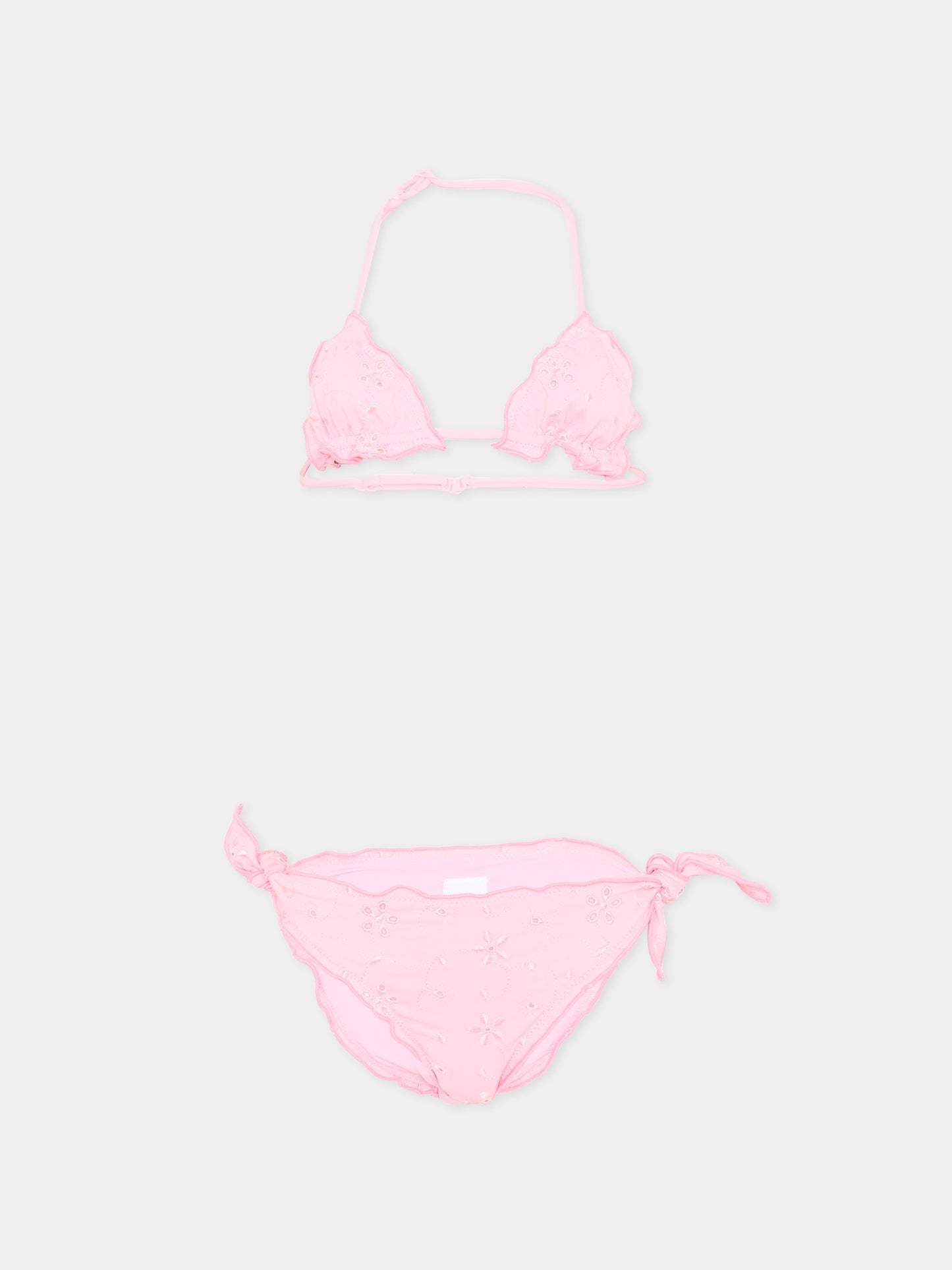 Slip e bikini rosa Cris per bambina,Mc2 Saint Barth,CRIS001 00705L