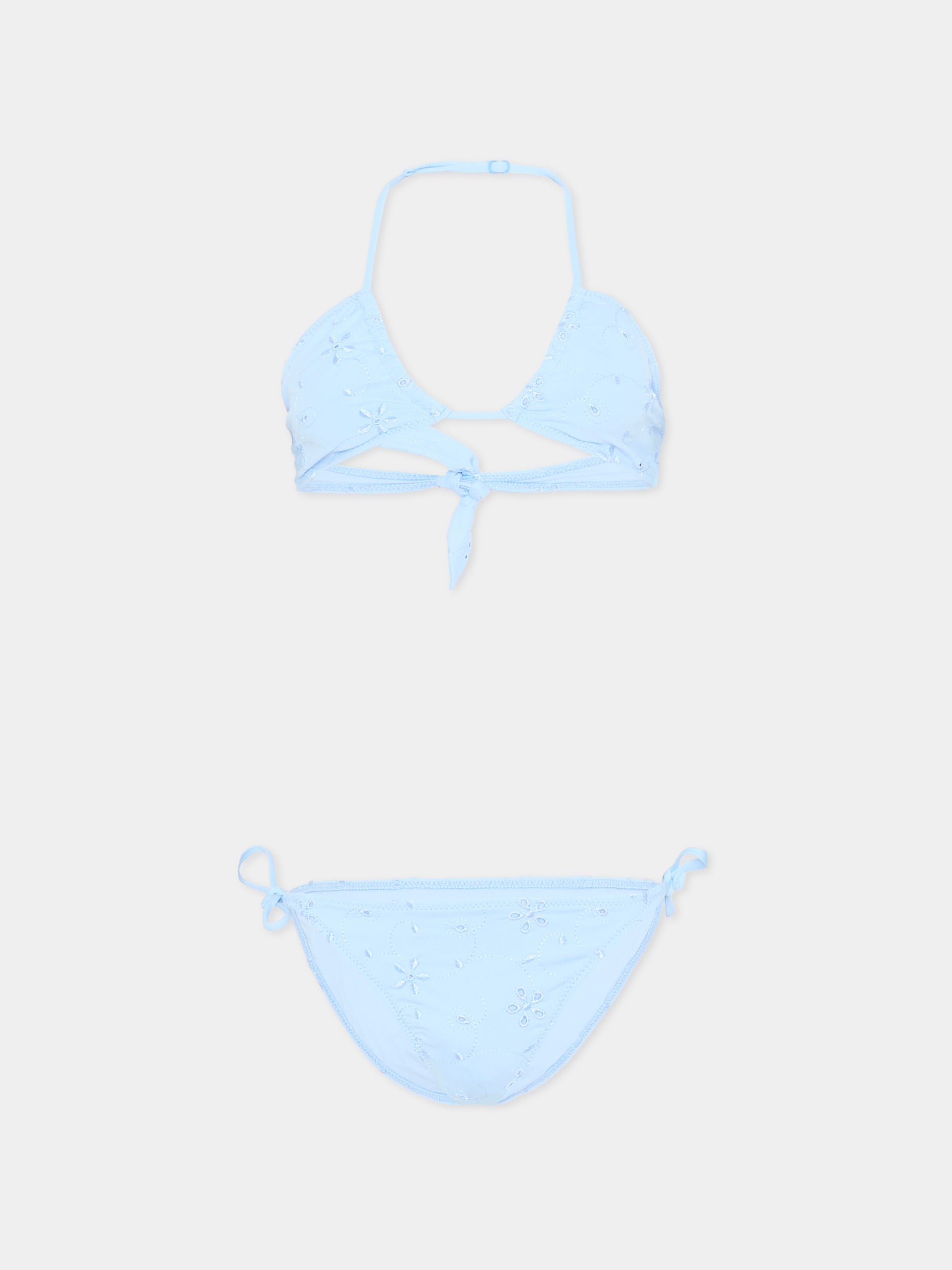 Slip e bikini azzurro  aryanna  per bambina,Mc2 Saint Barth,ARY00002 00054L